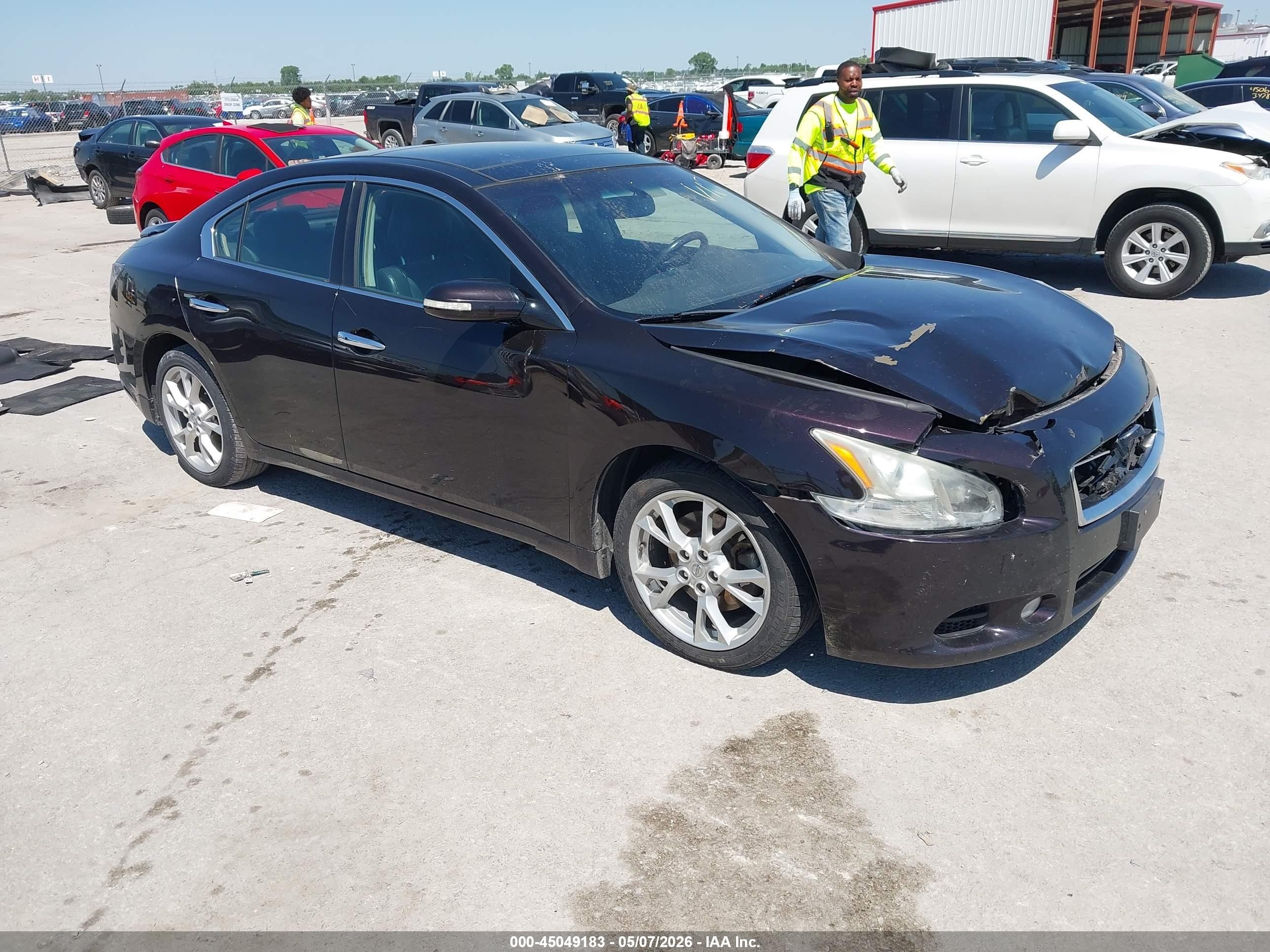 2014 Nissan Maxima 3.5 Sv Burgundy vin: 1N4AA5AP2EC477163