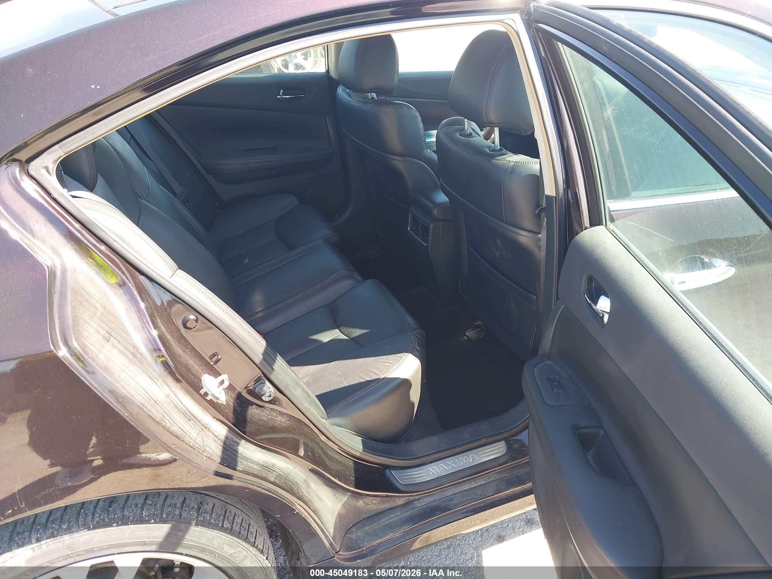 2014 Nissan Maxima 3.5 Sv Burgundy vin: 1N4AA5AP2EC477163