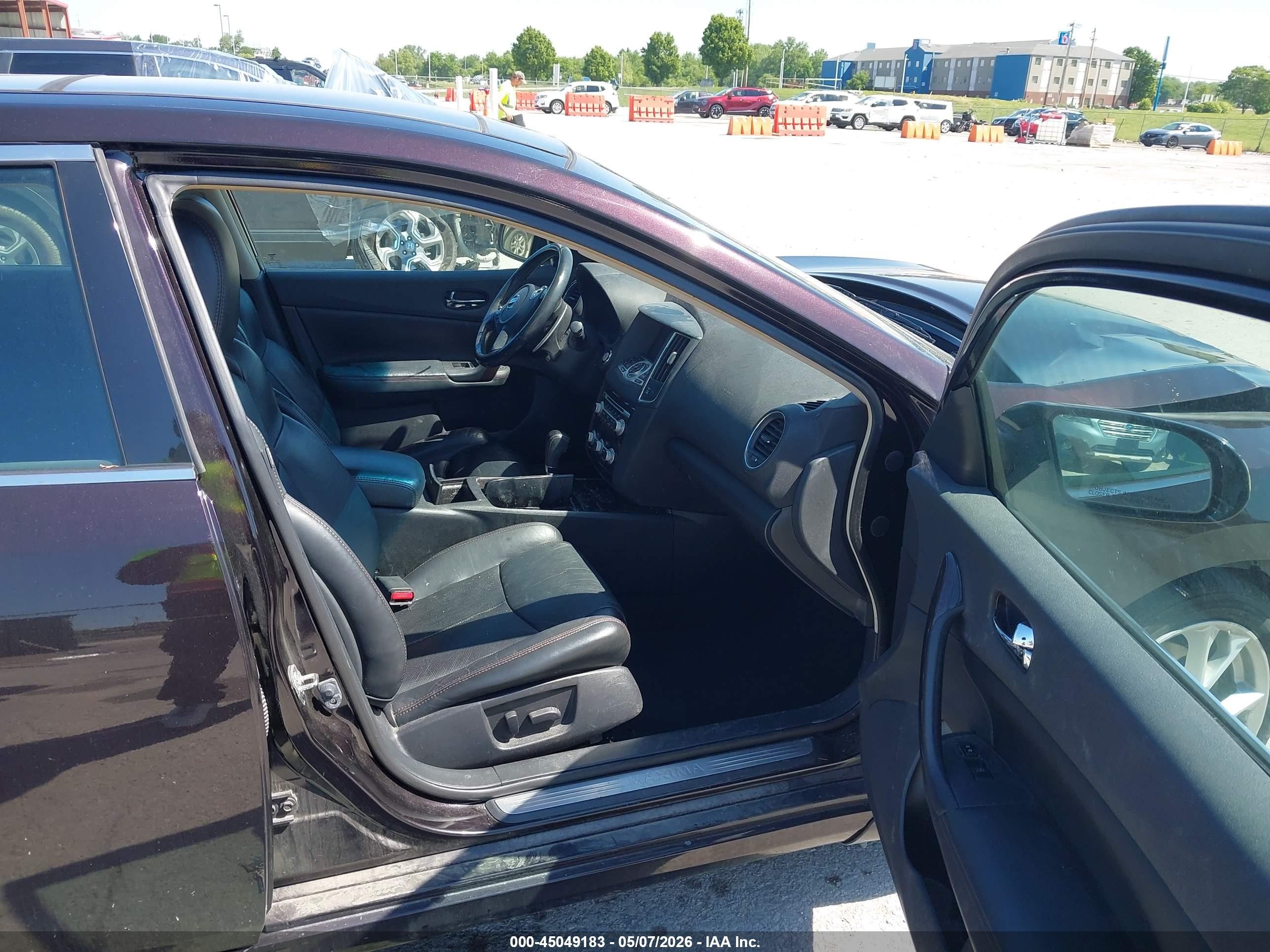 2014 Nissan Maxima 3.5 Sv Burgundy vin: 1N4AA5AP2EC477163