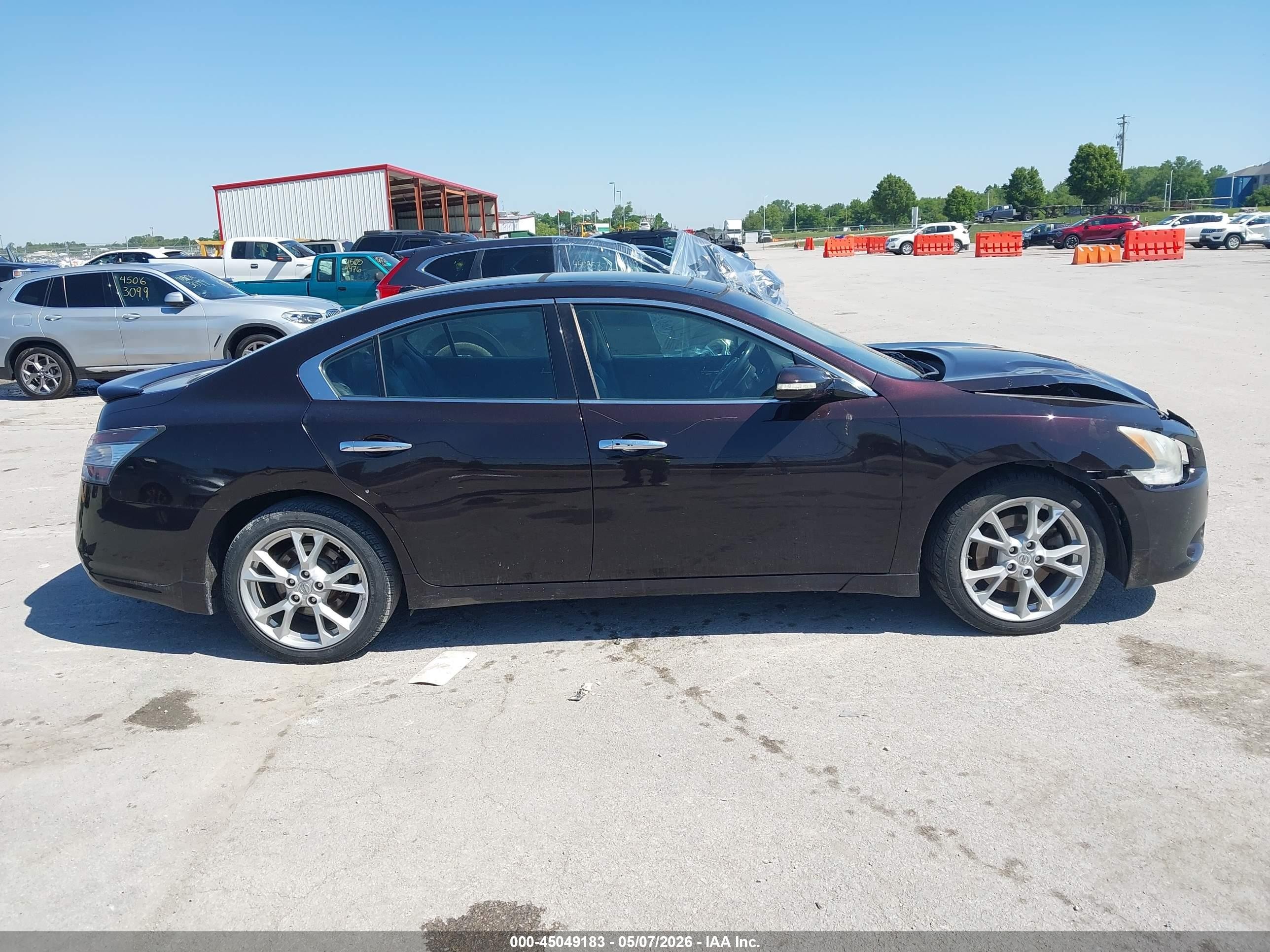 2014 Nissan Maxima 3.5 Sv Burgundy vin: 1N4AA5AP2EC477163