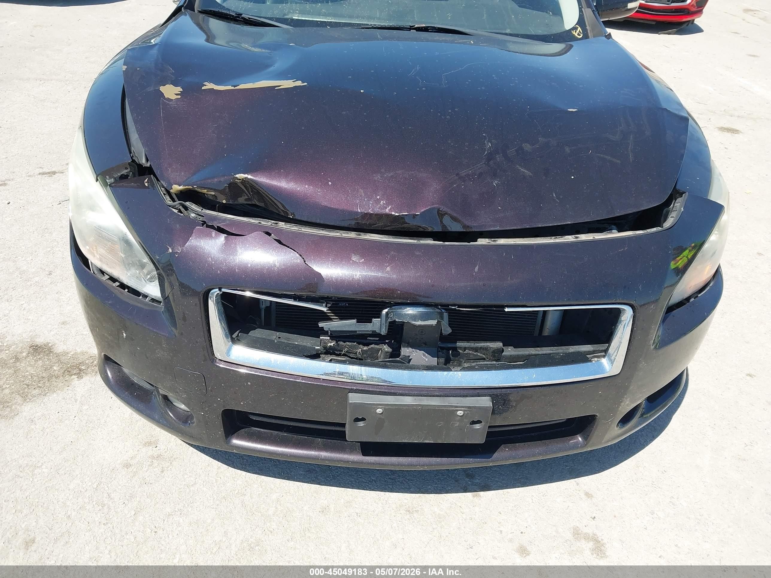 2014 Nissan Maxima 3.5 Sv Burgundy vin: 1N4AA5AP2EC477163