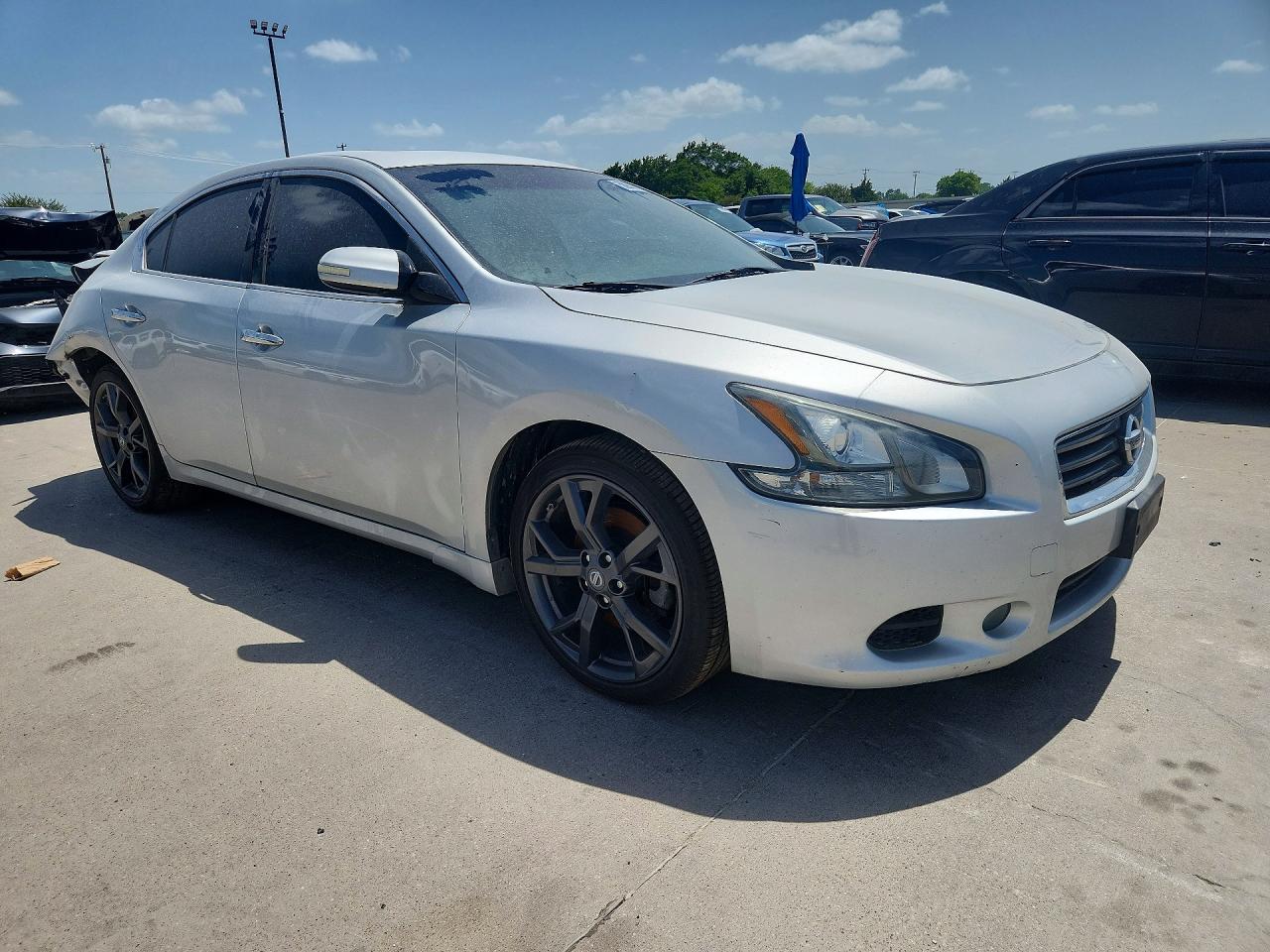 2014 Nissan Maxima 3.5 Sv Silver vin: 1N4AA5AP2EC479804
