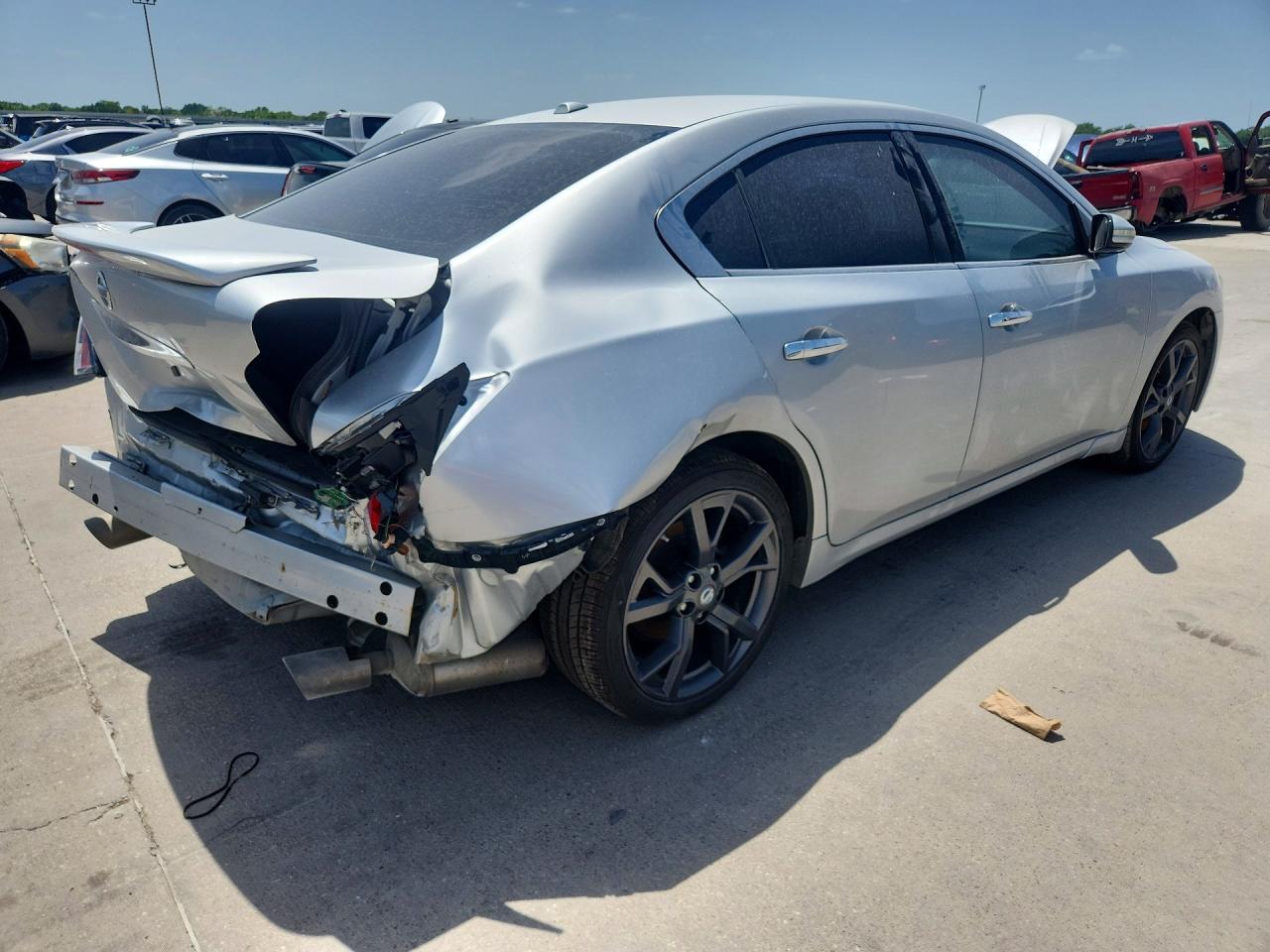 2014 Nissan Maxima 3.5 Sv Silver vin: 1N4AA5AP2EC479804