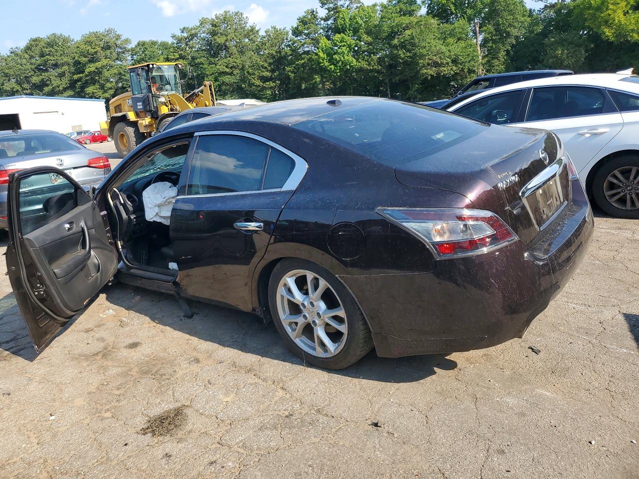 2014 Nissan Maxima 3.5 S Burgundy vin: 1N4AA5AP2EC480905
