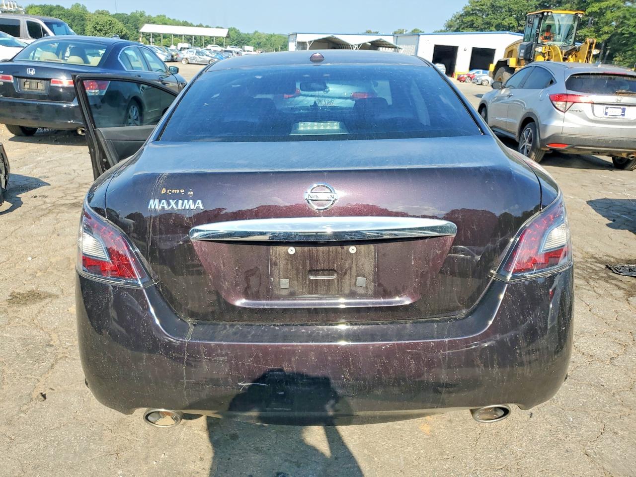2014 Nissan Maxima 3.5 S Burgundy vin: 1N4AA5AP2EC480905