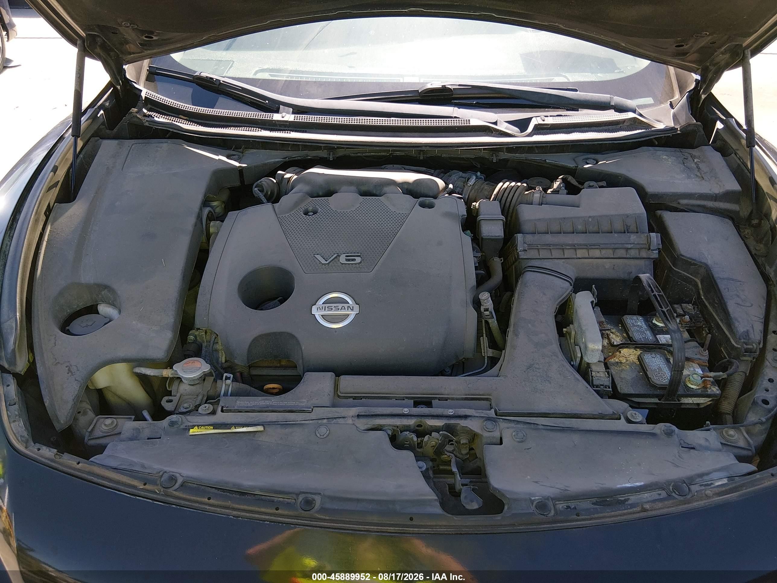 2014 Nissan Maxima 3.5 S Черный vin: 1N4AA5AP2EC482122