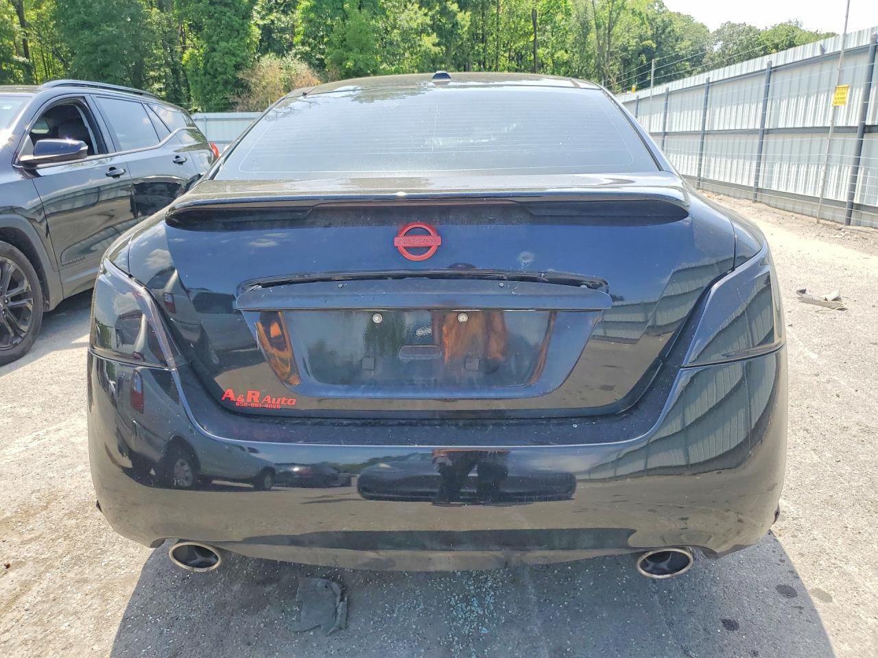2014 Nissan Maxima 3.5 Sv Black vin: 1N4AA5AP2EC482329