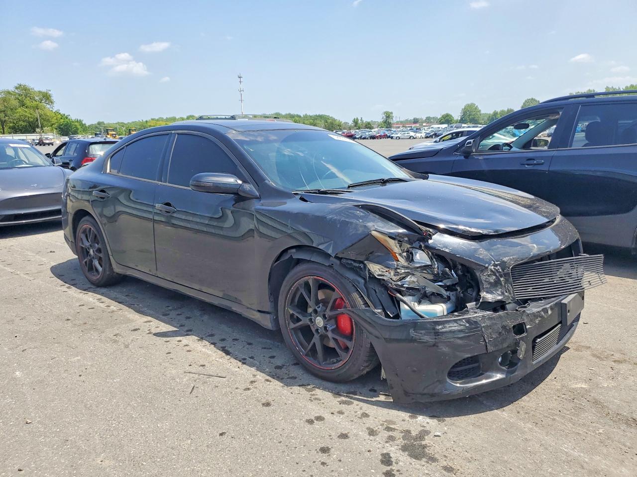 2014 Nissan Maxima 3.5 Sv Black vin: 1N4AA5AP2EC482329