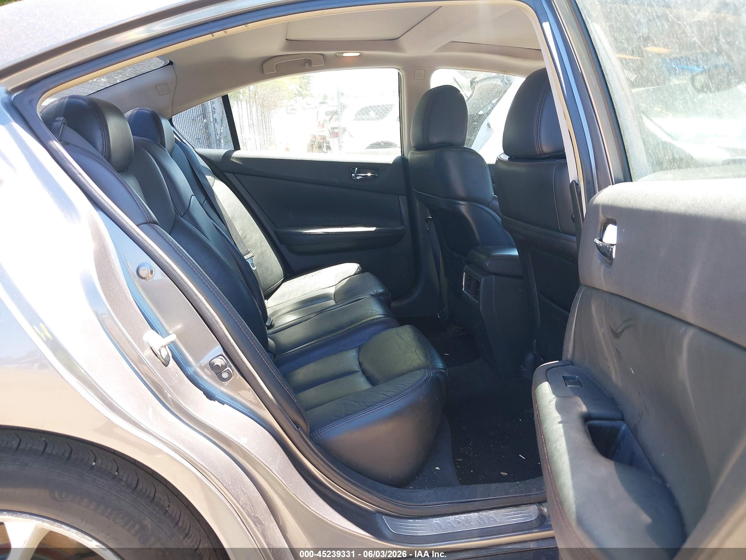 2014 Nissan Maxima 3.5 Sv Gray vin: 1N4AA5AP2EC483092