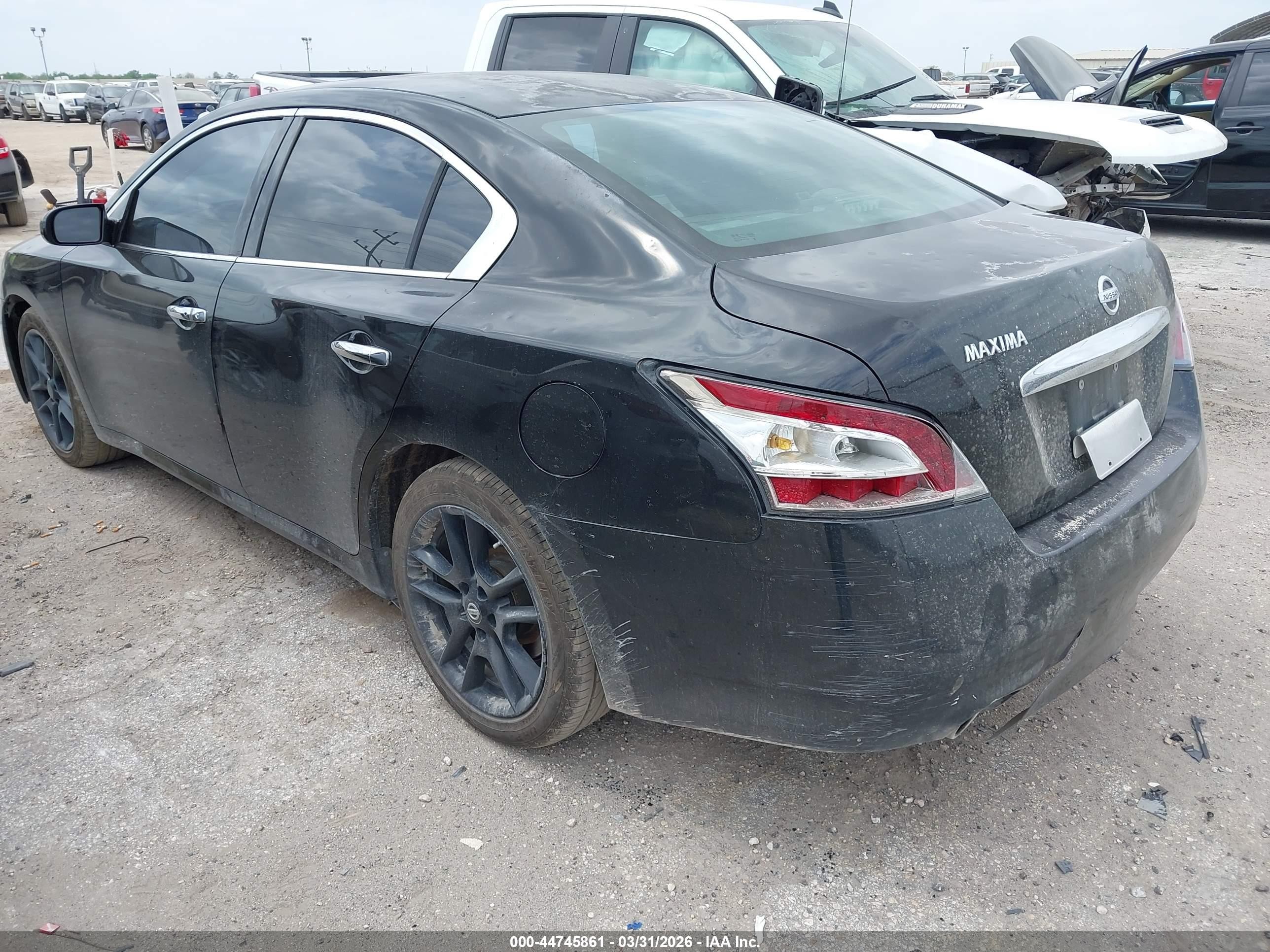 2014 Nissan Maxima 3.5 S/3.5 Sv Black vin: 1N4AA5AP2EC485201