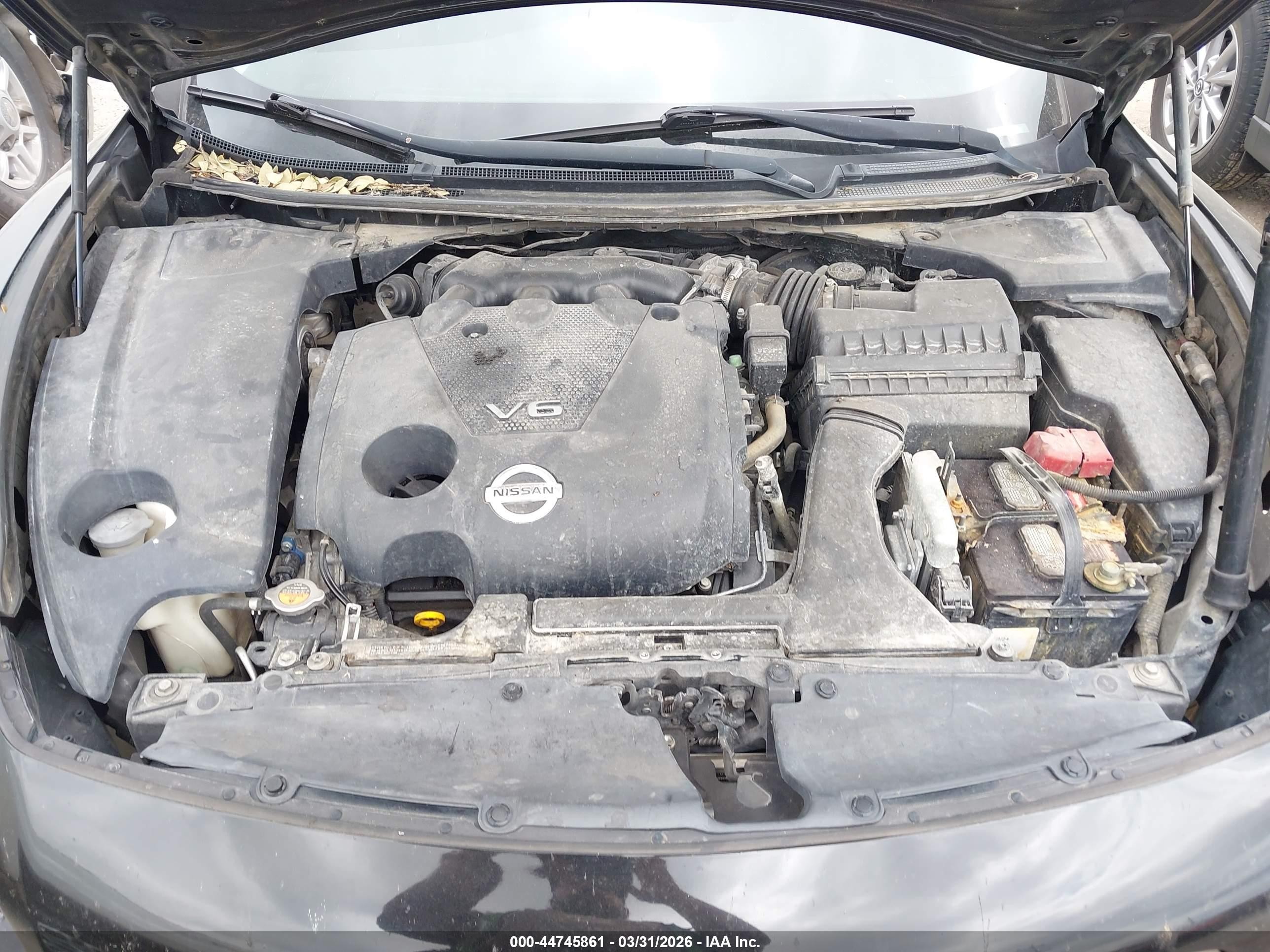2014 Nissan Maxima 3.5 S/3.5 Sv Black vin: 1N4AA5AP2EC485201