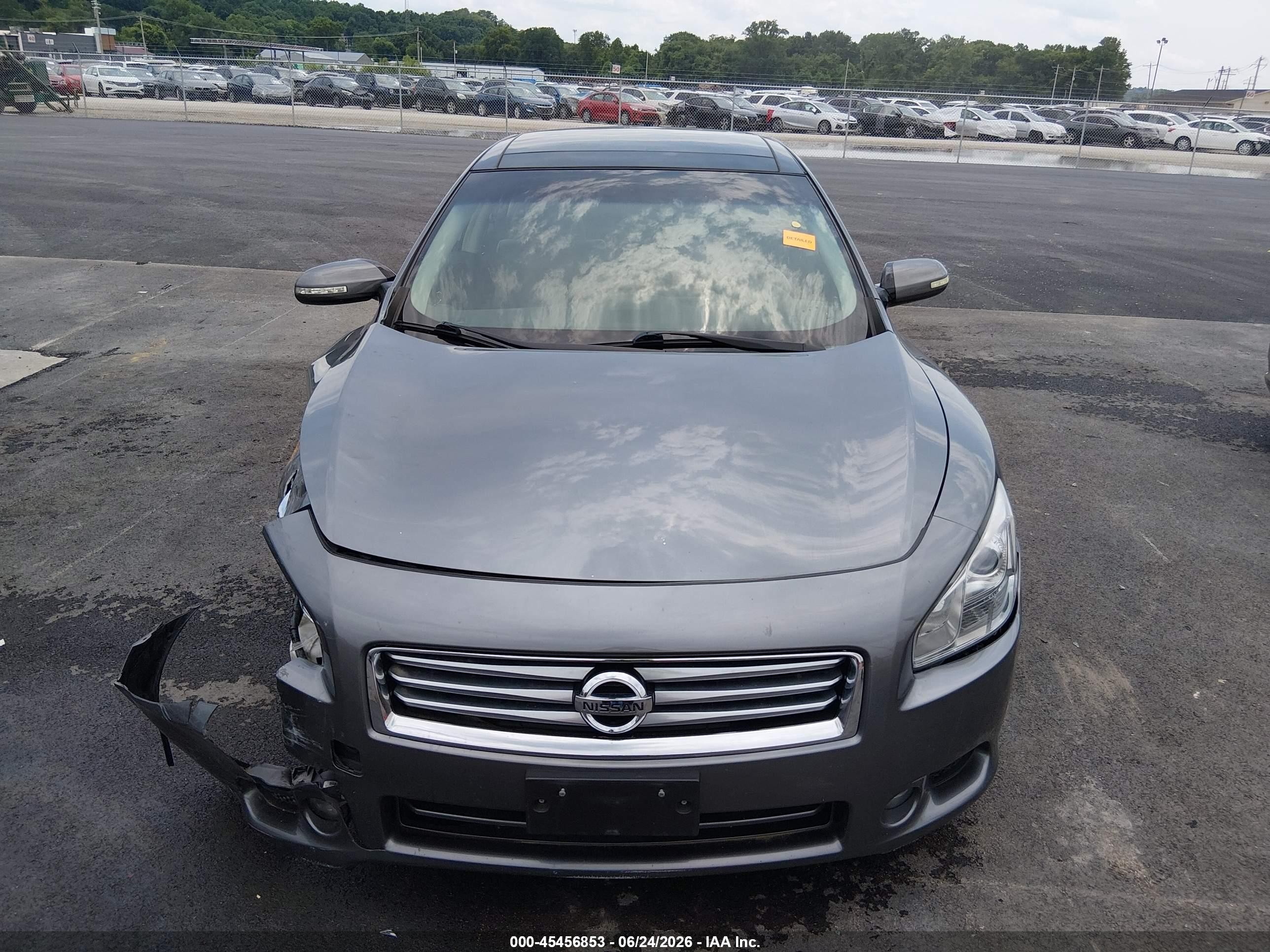 2014 Nissan Maxima 3.5 Sv Gray vin: 1N4AA5AP2EC485702