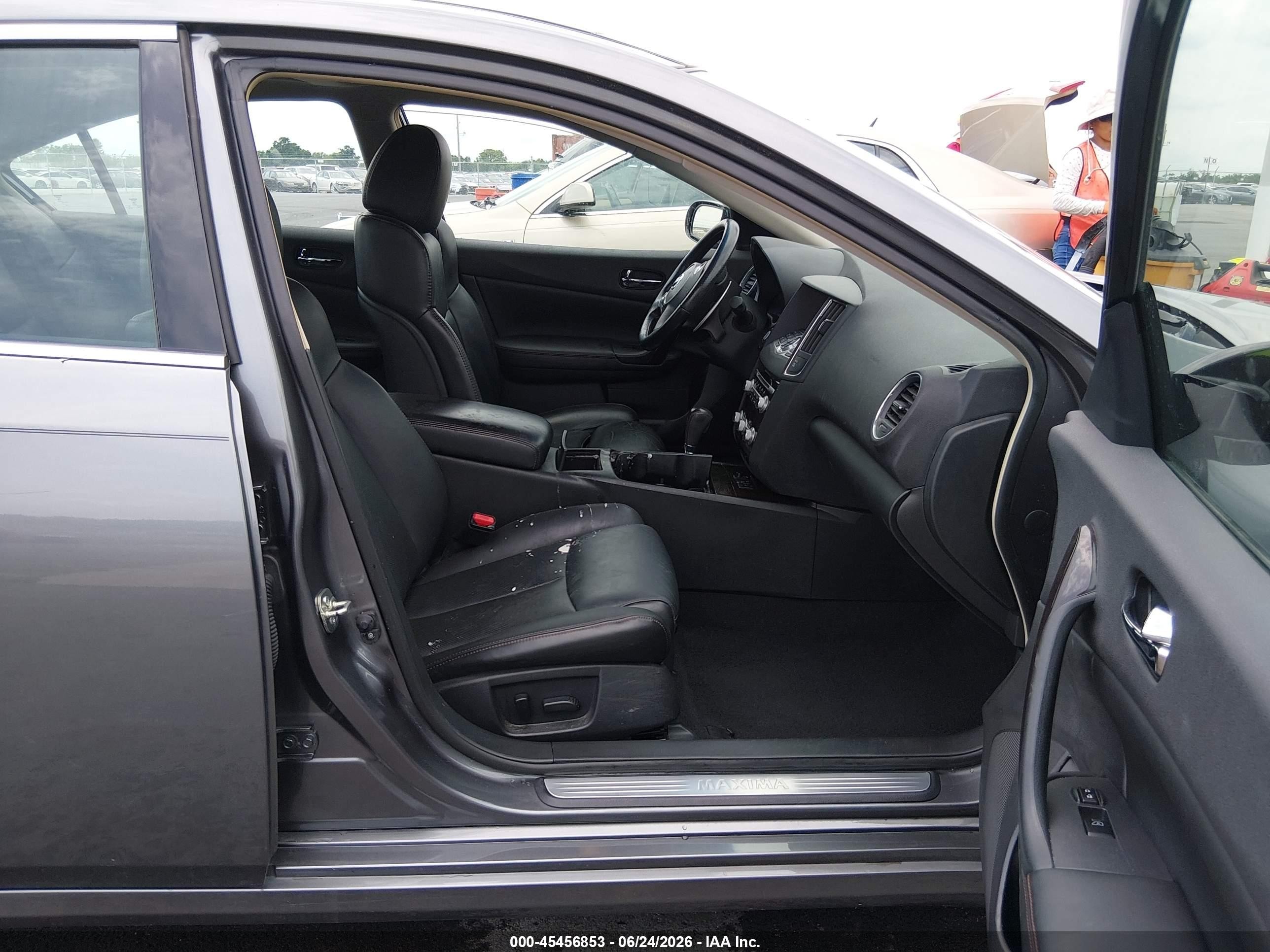2014 Nissan Maxima 3.5 Sv Gray vin: 1N4AA5AP2EC485702