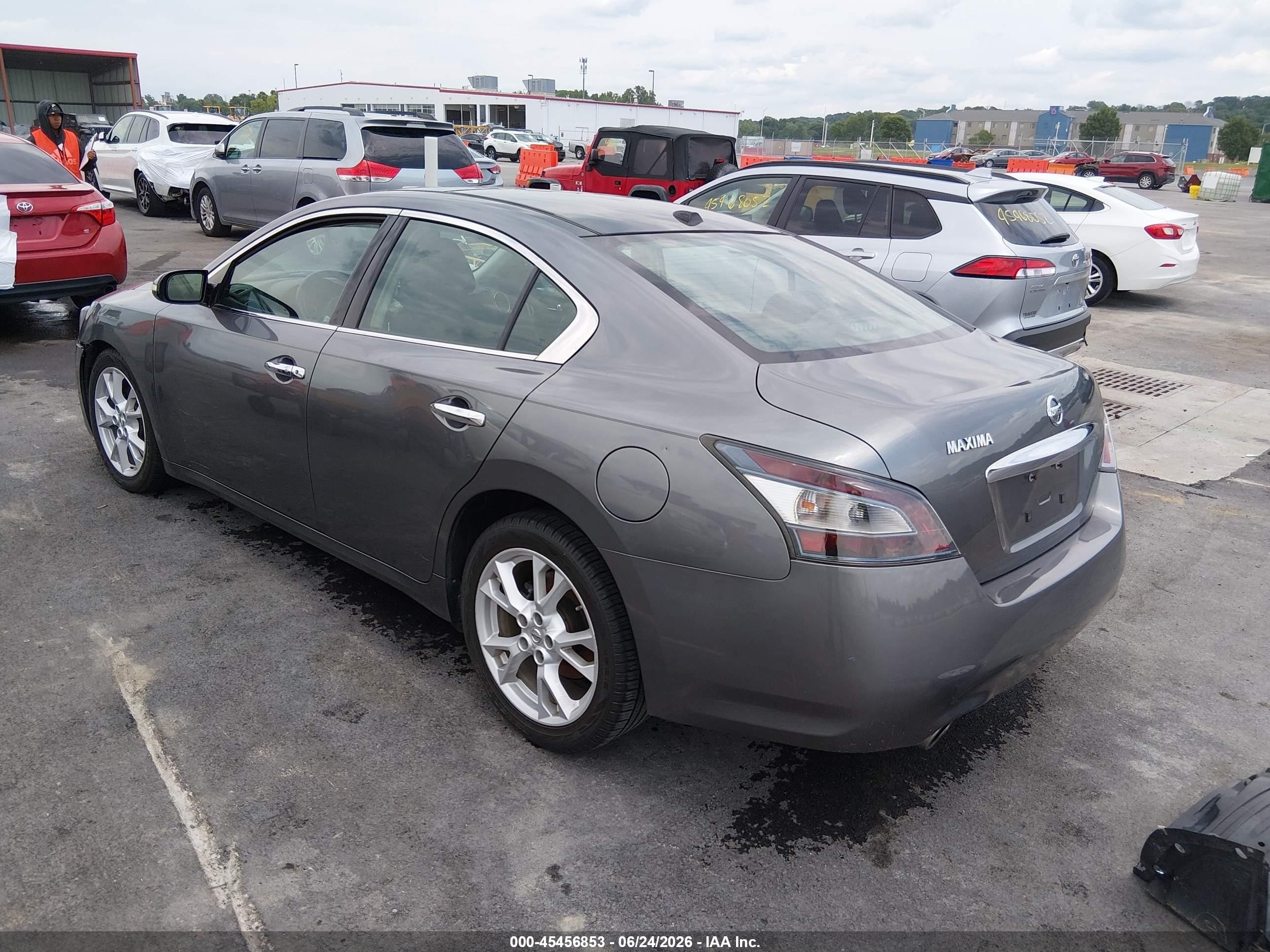 2014 Nissan Maxima 3.5 Sv Gray vin: 1N4AA5AP2EC485702