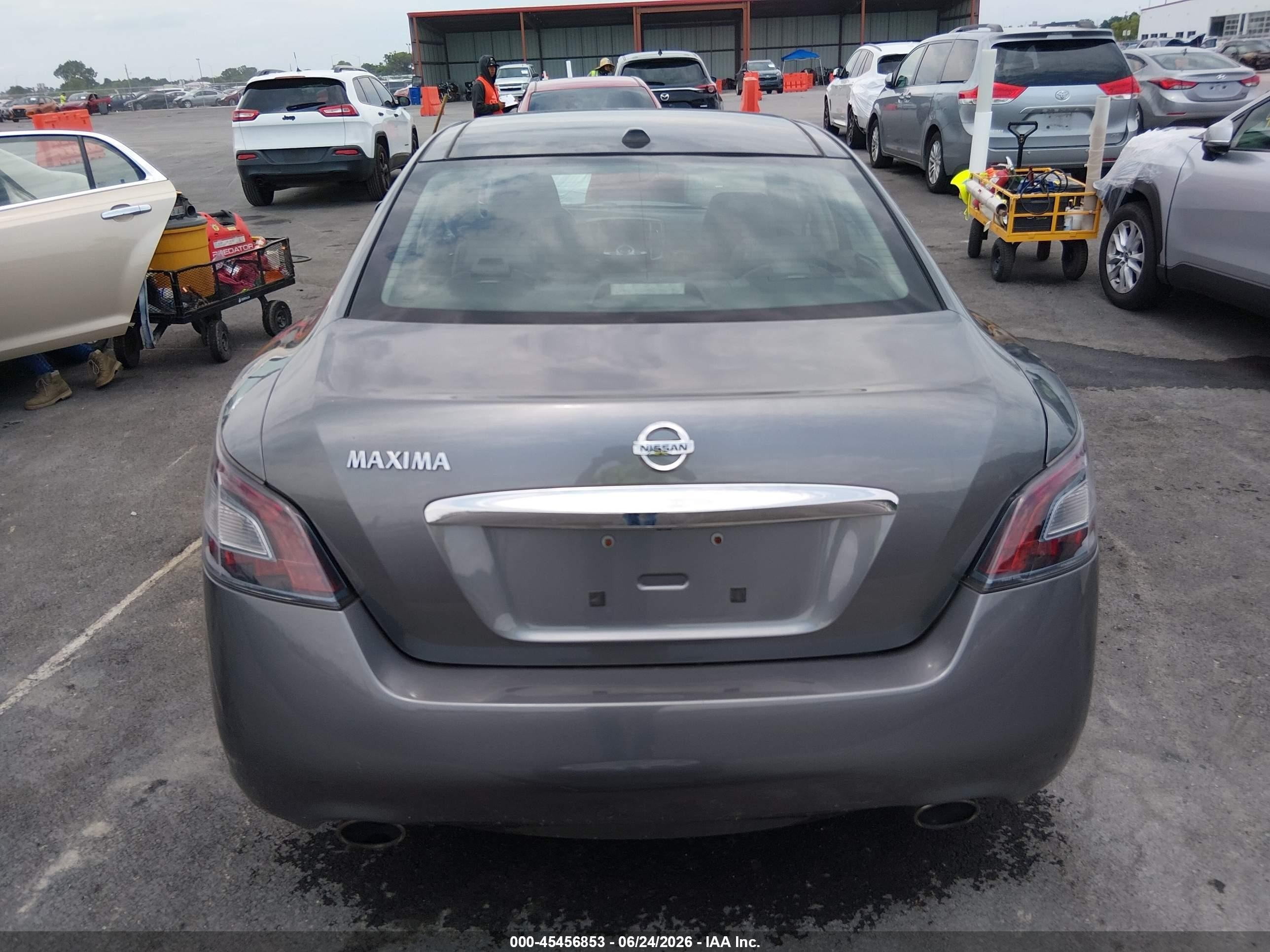 2014 Nissan Maxima 3.5 Sv Gray vin: 1N4AA5AP2EC485702