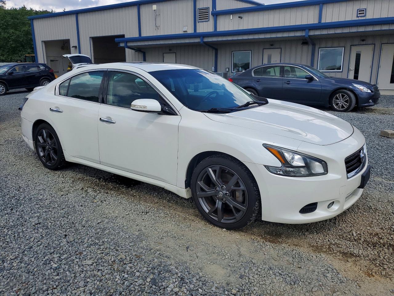 2014 Nissan Maxima 3.5 Sv Белый vin: 1N4AA5AP2EC486297