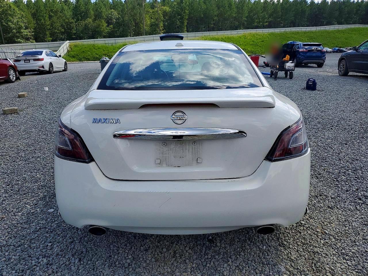2014 Nissan Maxima 3.5 Sv Белый vin: 1N4AA5AP2EC486297