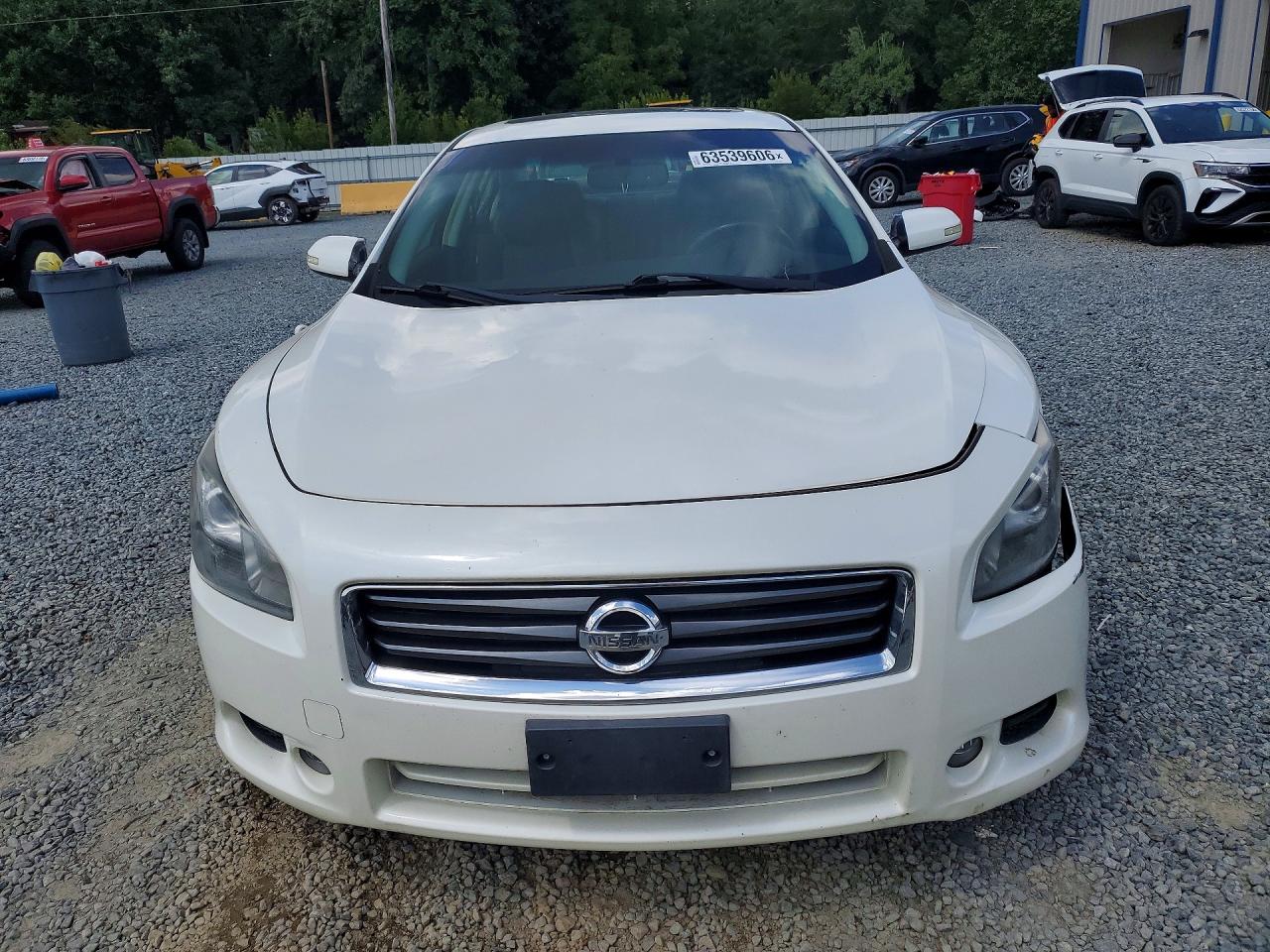2014 Nissan Maxima 3.5 Sv Белый vin: 1N4AA5AP2EC486297