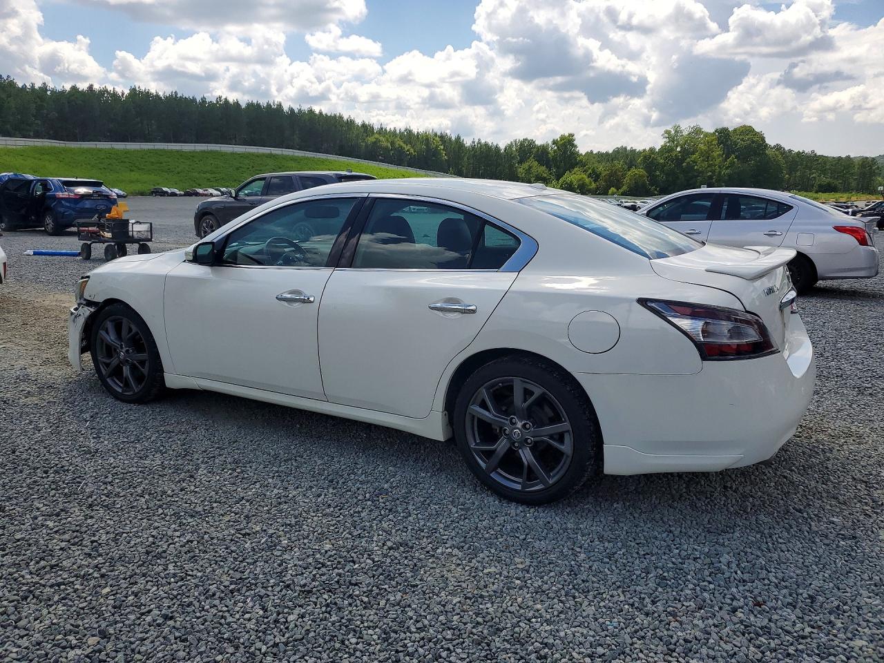 2014 Nissan Maxima 3.5 Sv Белый vin: 1N4AA5AP2EC486297
