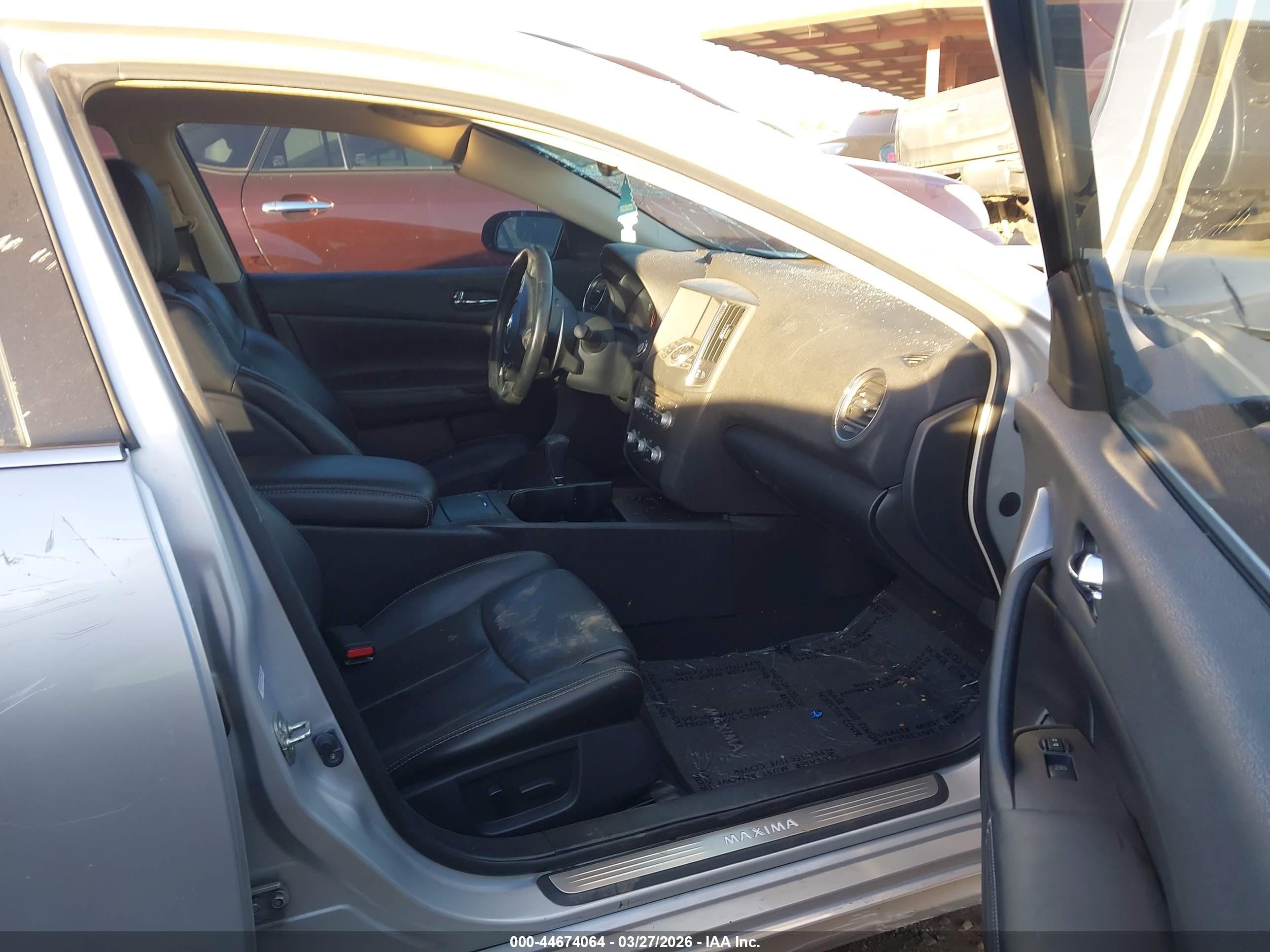 2014 Nissan Maxima 3.5 Sv Silver vin: 1N4AA5AP2EC487899