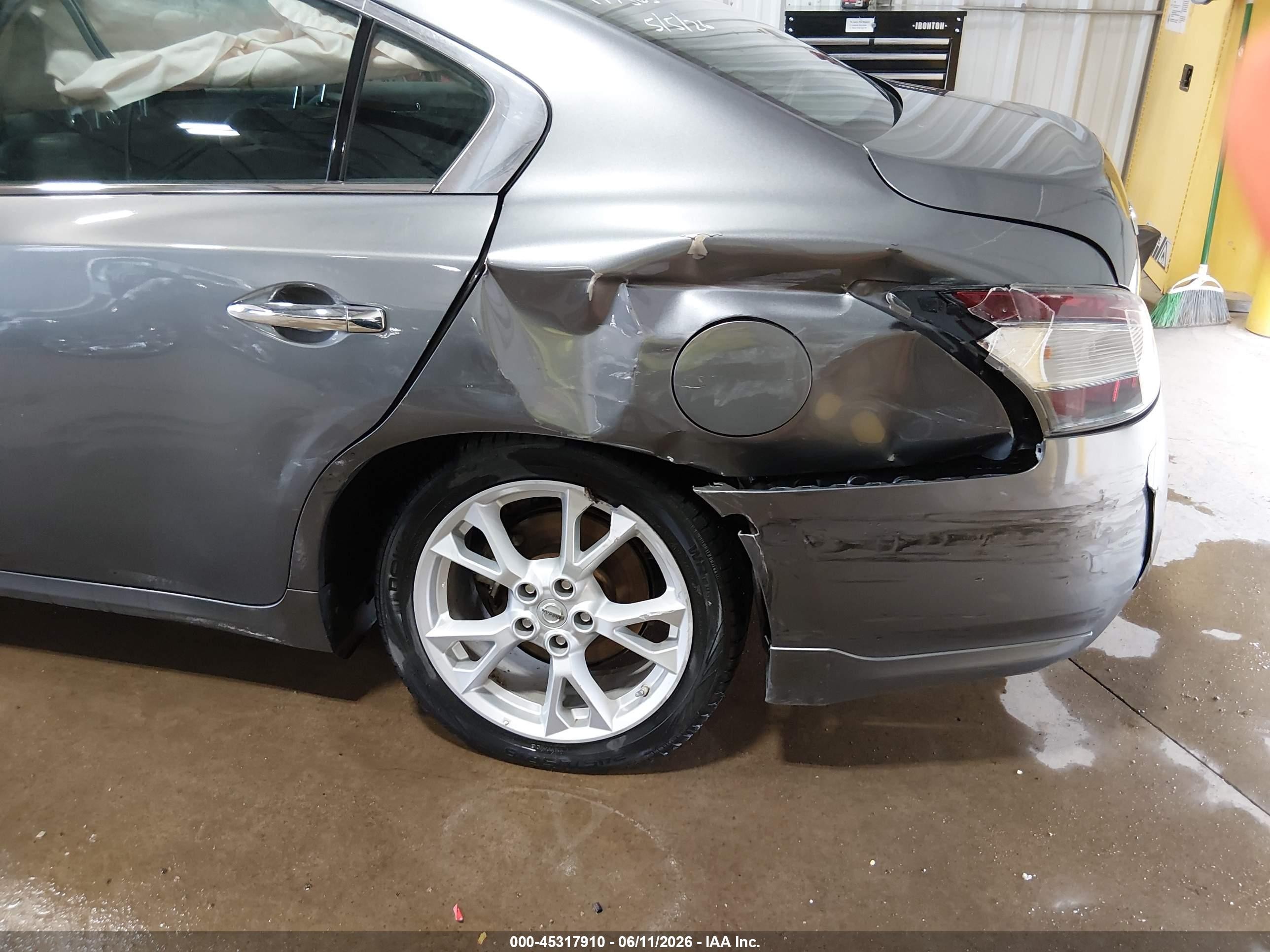 2014 Nissan Maxima 3.5 Sv Gray vin: 1N4AA5AP2EC488518
