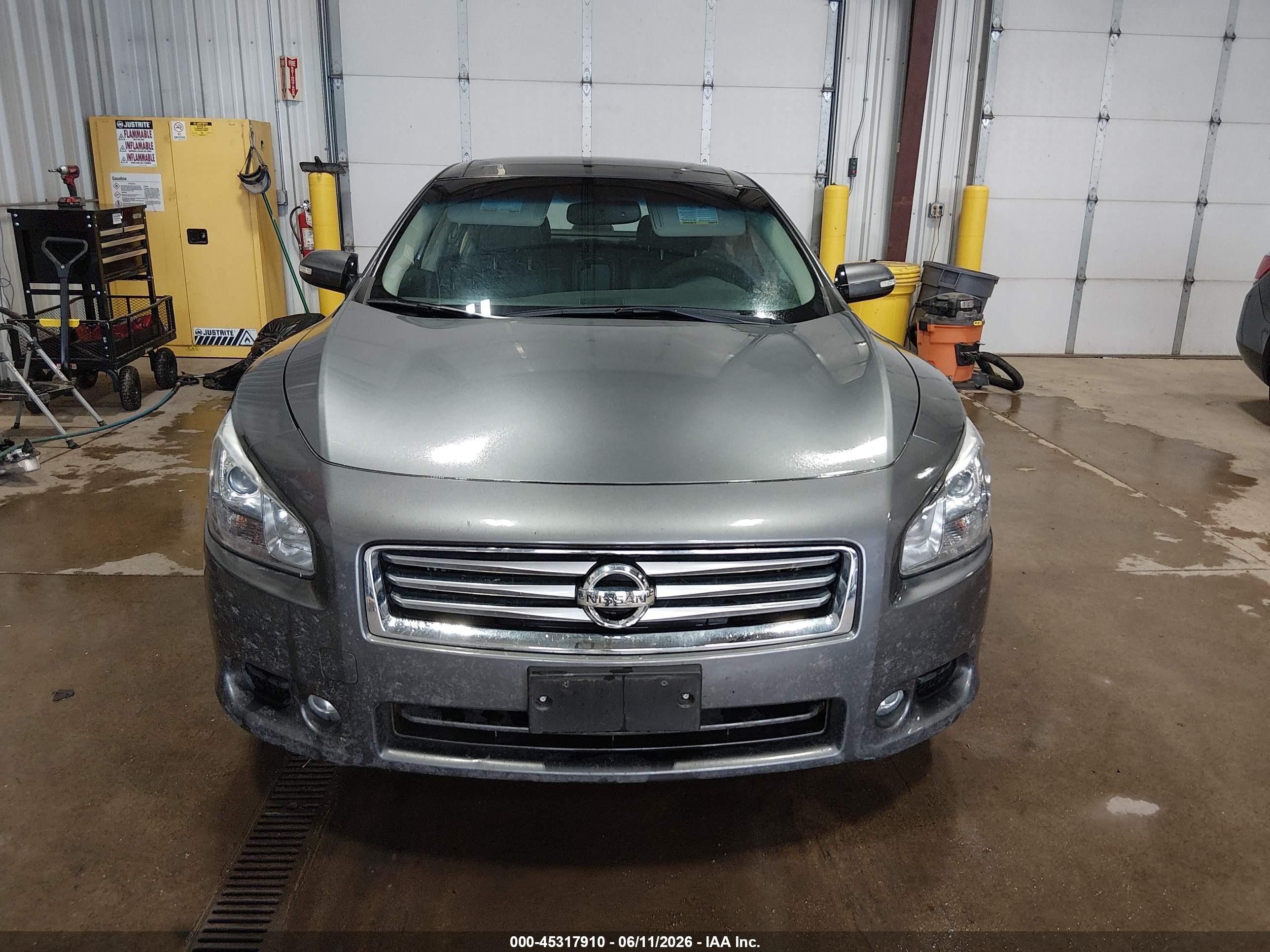 2014 Nissan Maxima 3.5 Sv Gray vin: 1N4AA5AP2EC488518