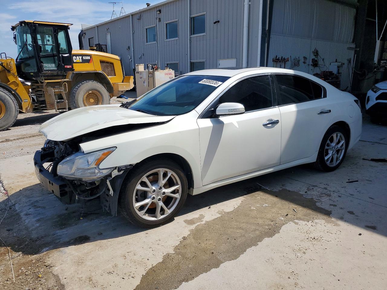 2014 Nissan Maxima White vin: 1N4AA5AP2EC492018