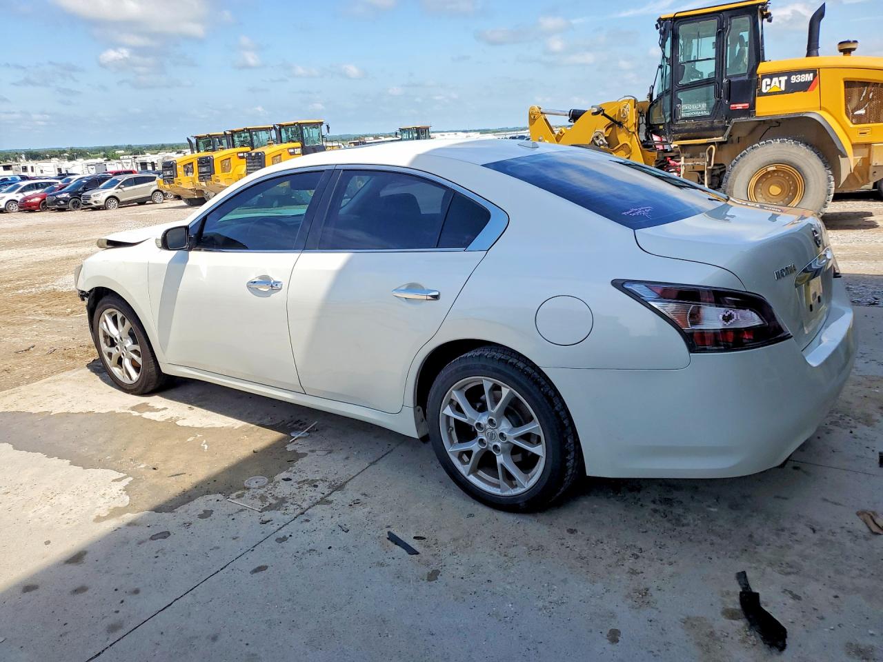2014 Nissan Maxima White vin: 1N4AA5AP2EC492018