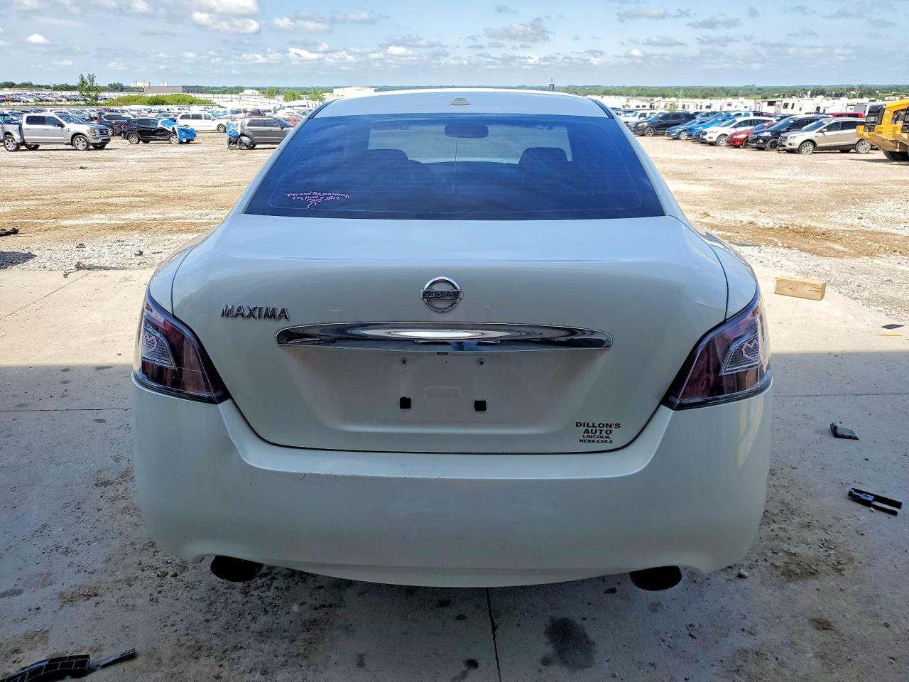 2014 Nissan Maxima White vin: 1N4AA5AP2EC492018