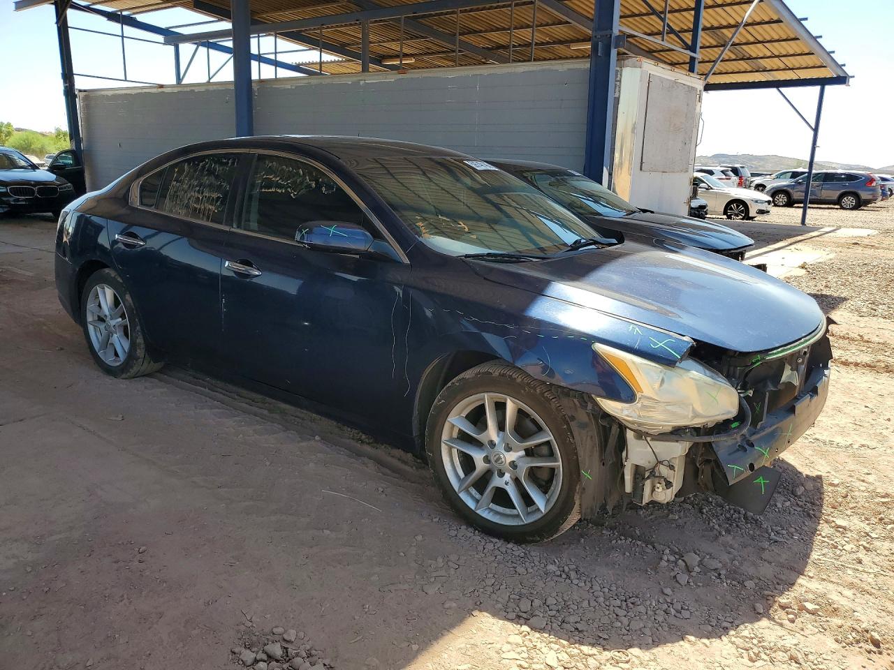2014 Nissan Maxima 3.5 S Синий vin: 1N4AA5AP2EC493282