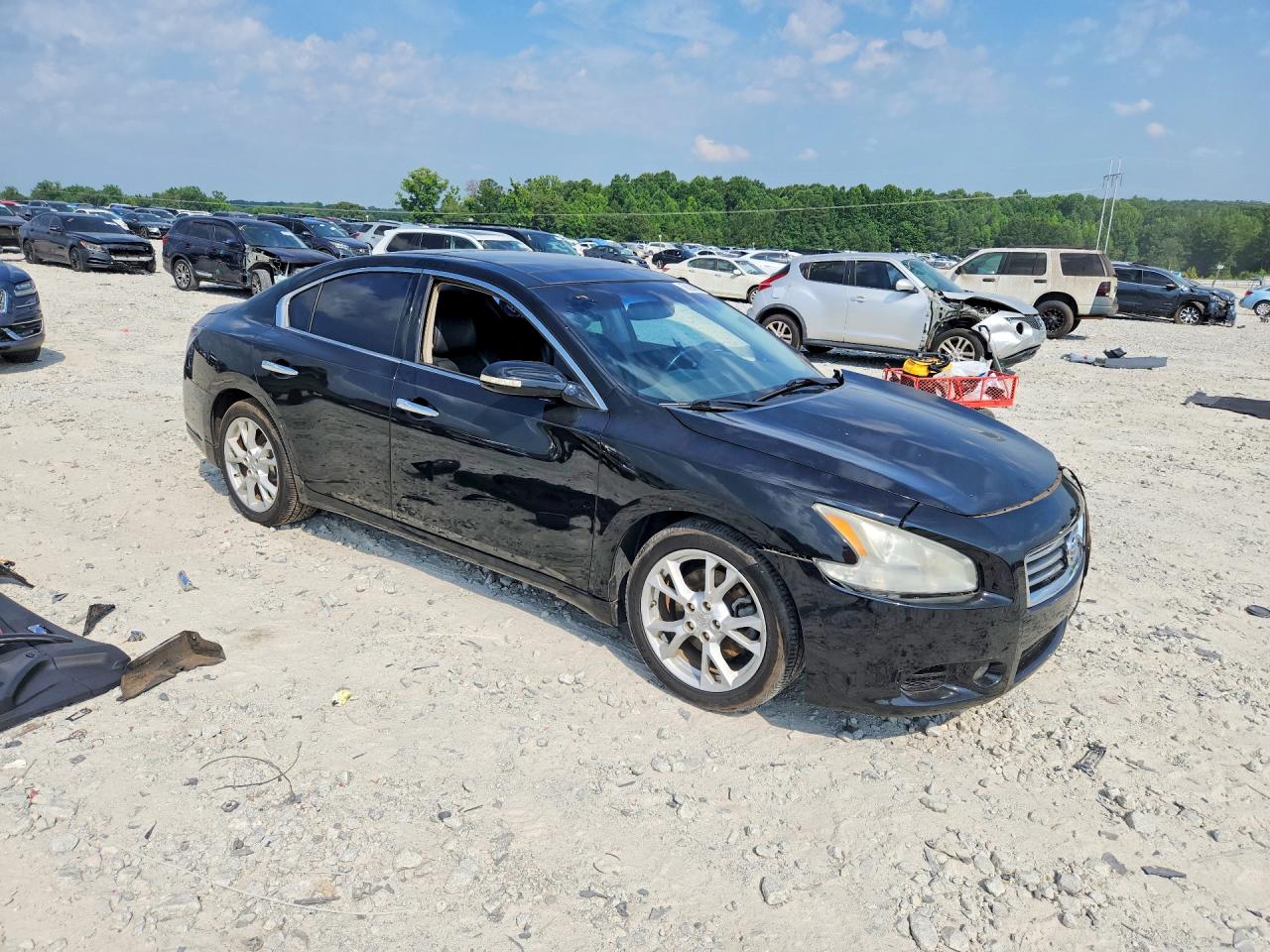 2014 Nissan Maxima 3.5 Sv Black vin: 1N4AA5AP2EC905569