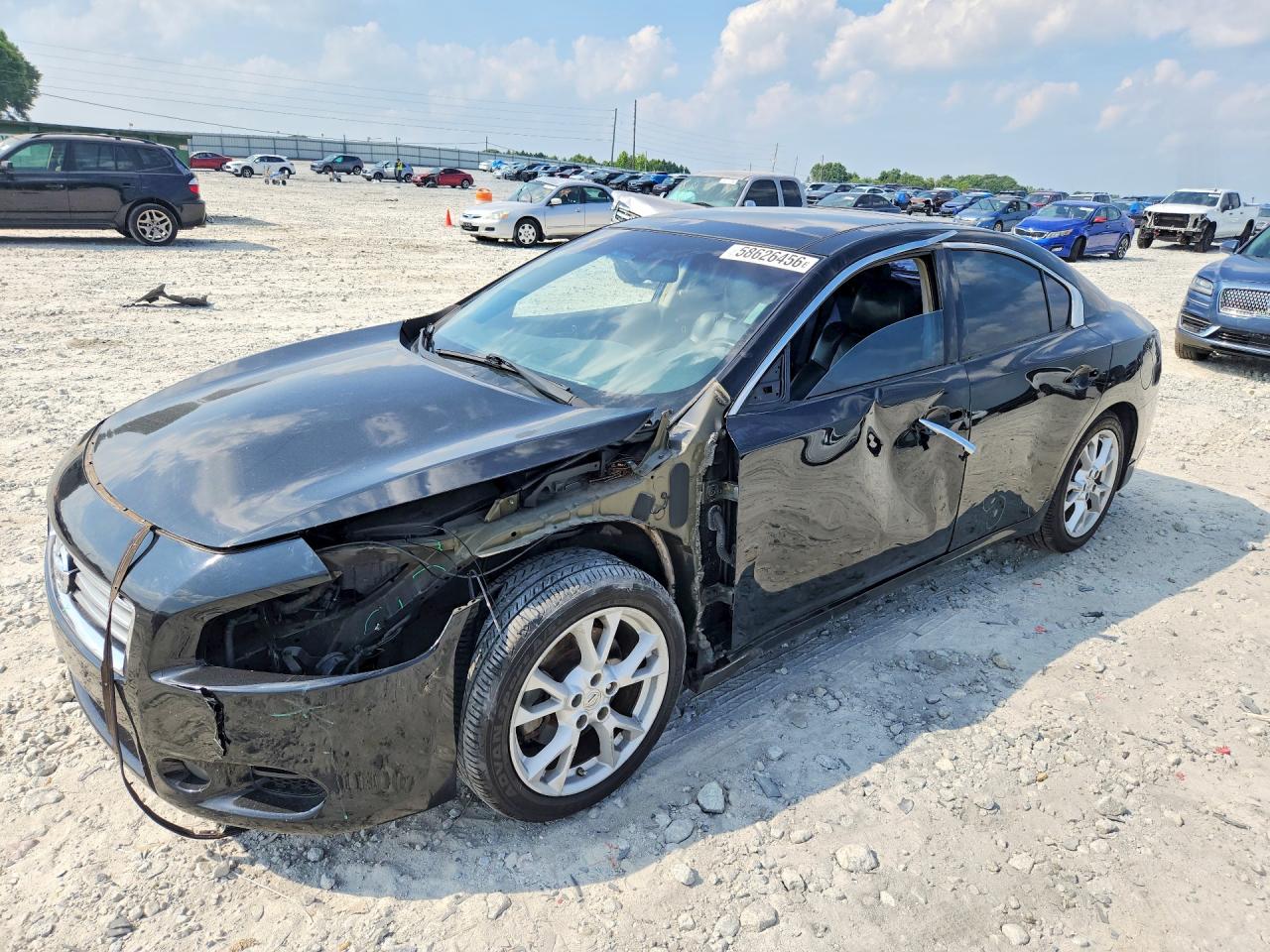 2014 Nissan Maxima 3.5 Sv Черный vin: 1N4AA5AP2EC905569