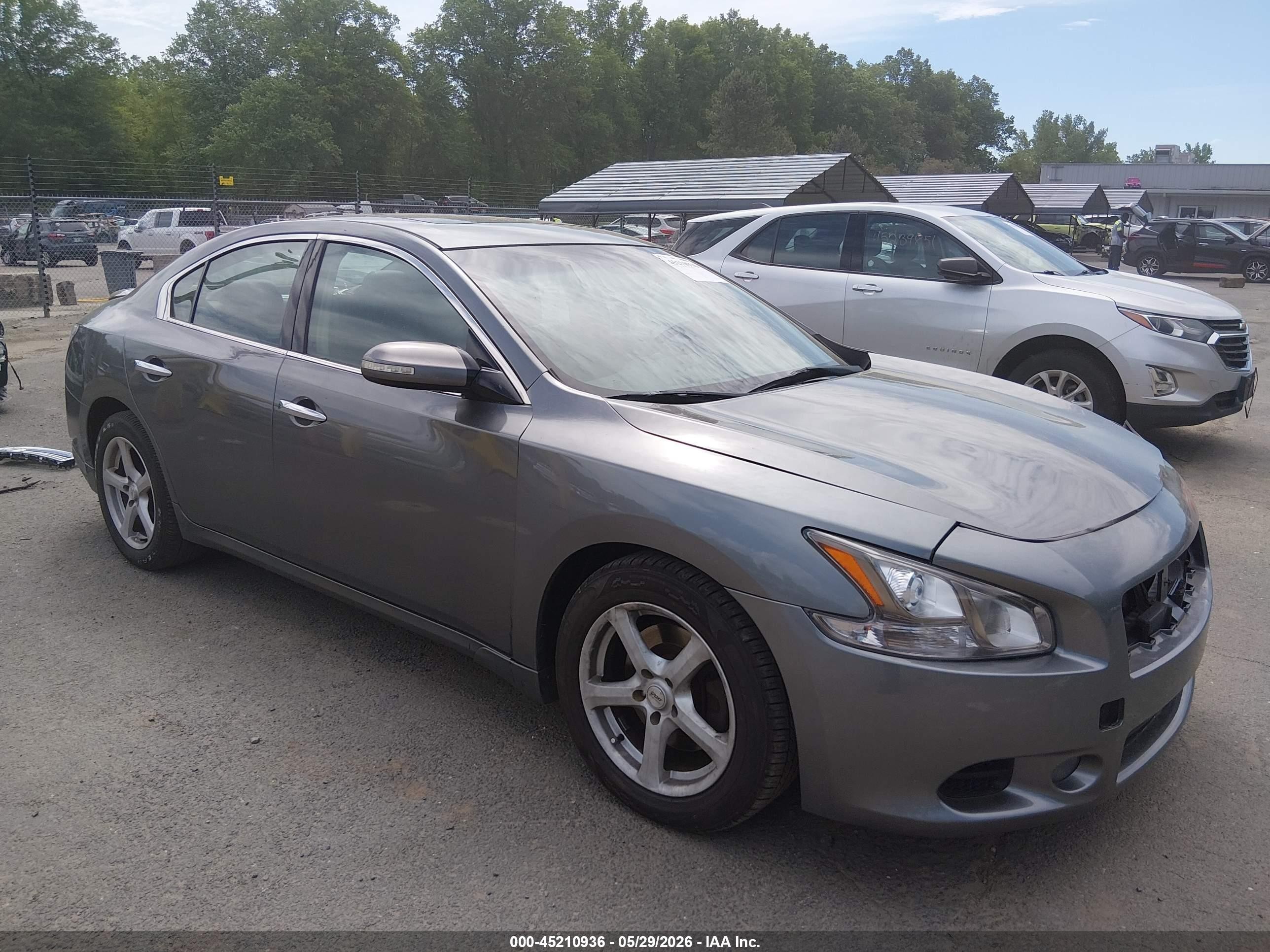 2014 Nissan Maxima 3.5 Sv Gray vin: 1N4AA5AP2EC908407