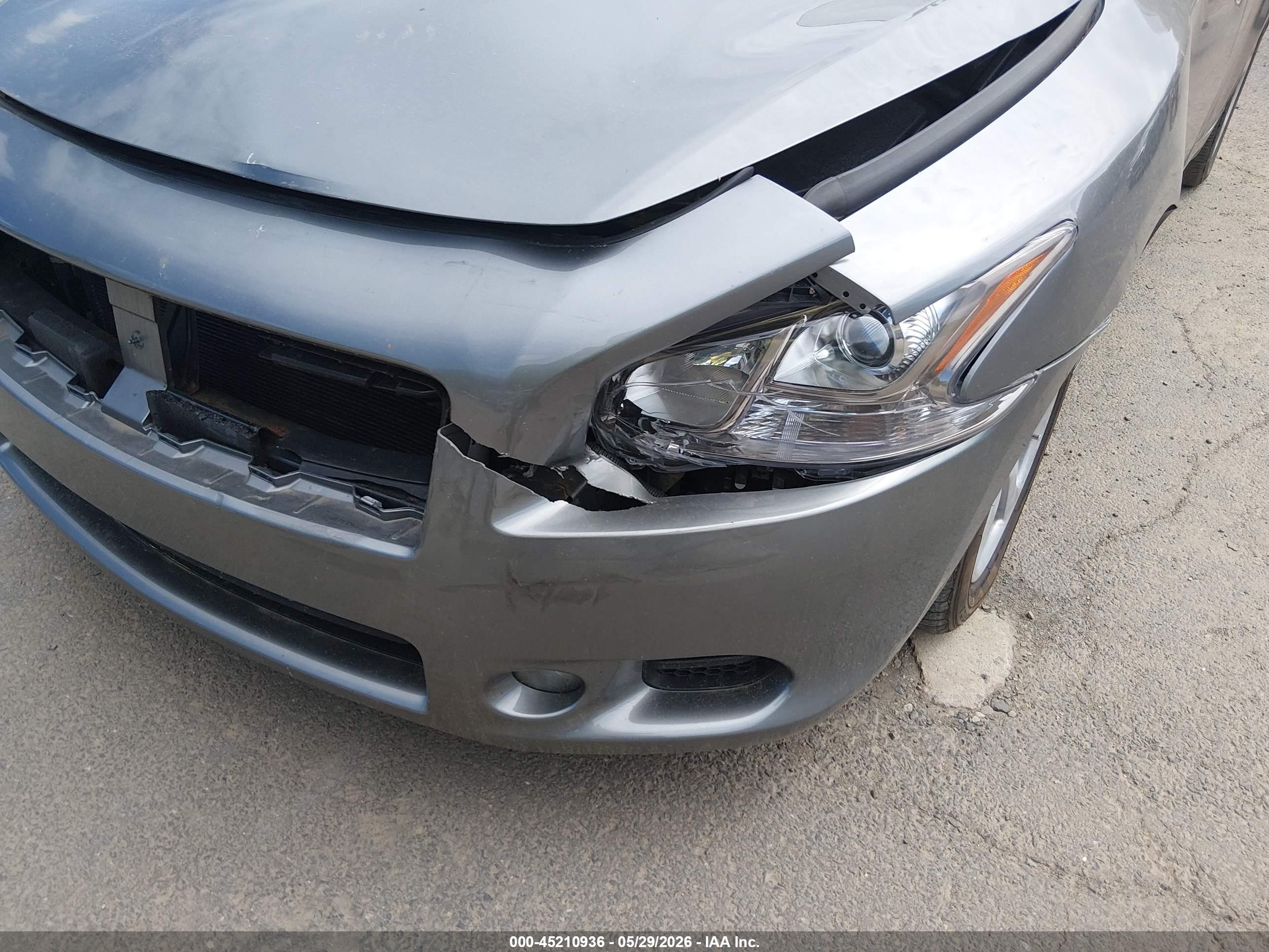 2014 Nissan Maxima 3.5 Sv Gray vin: 1N4AA5AP2EC908407