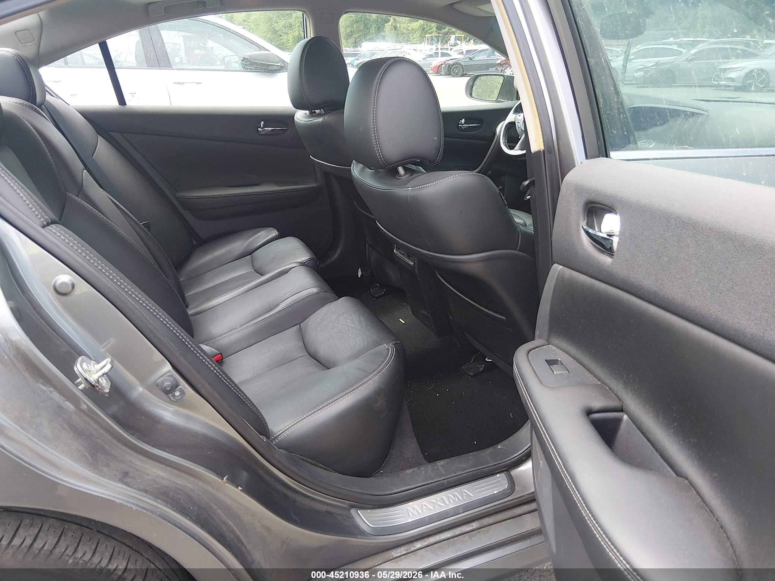 2014 Nissan Maxima 3.5 Sv Gray vin: 1N4AA5AP2EC908407