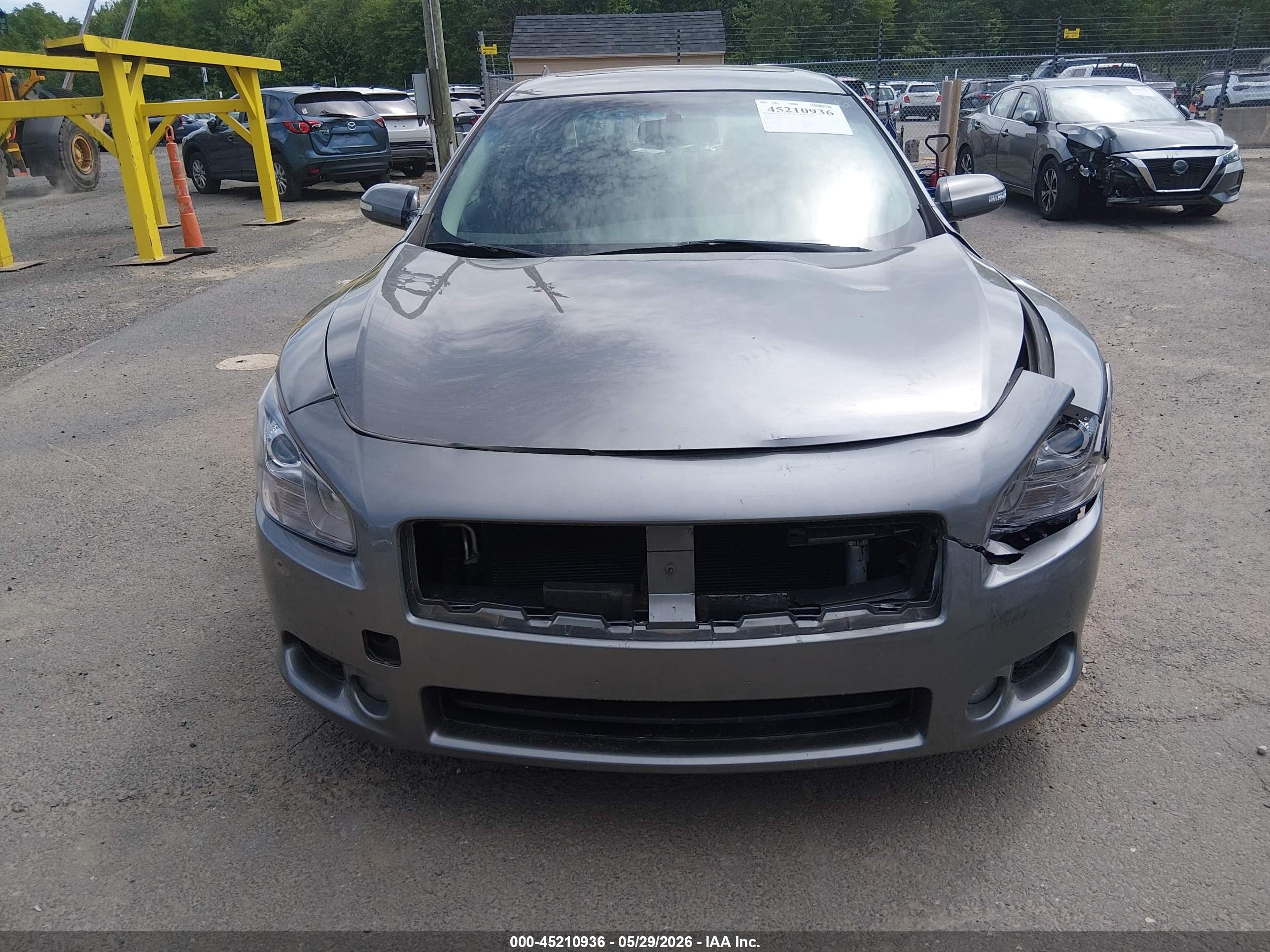 2014 Nissan Maxima 3.5 Sv Gray vin: 1N4AA5AP2EC908407