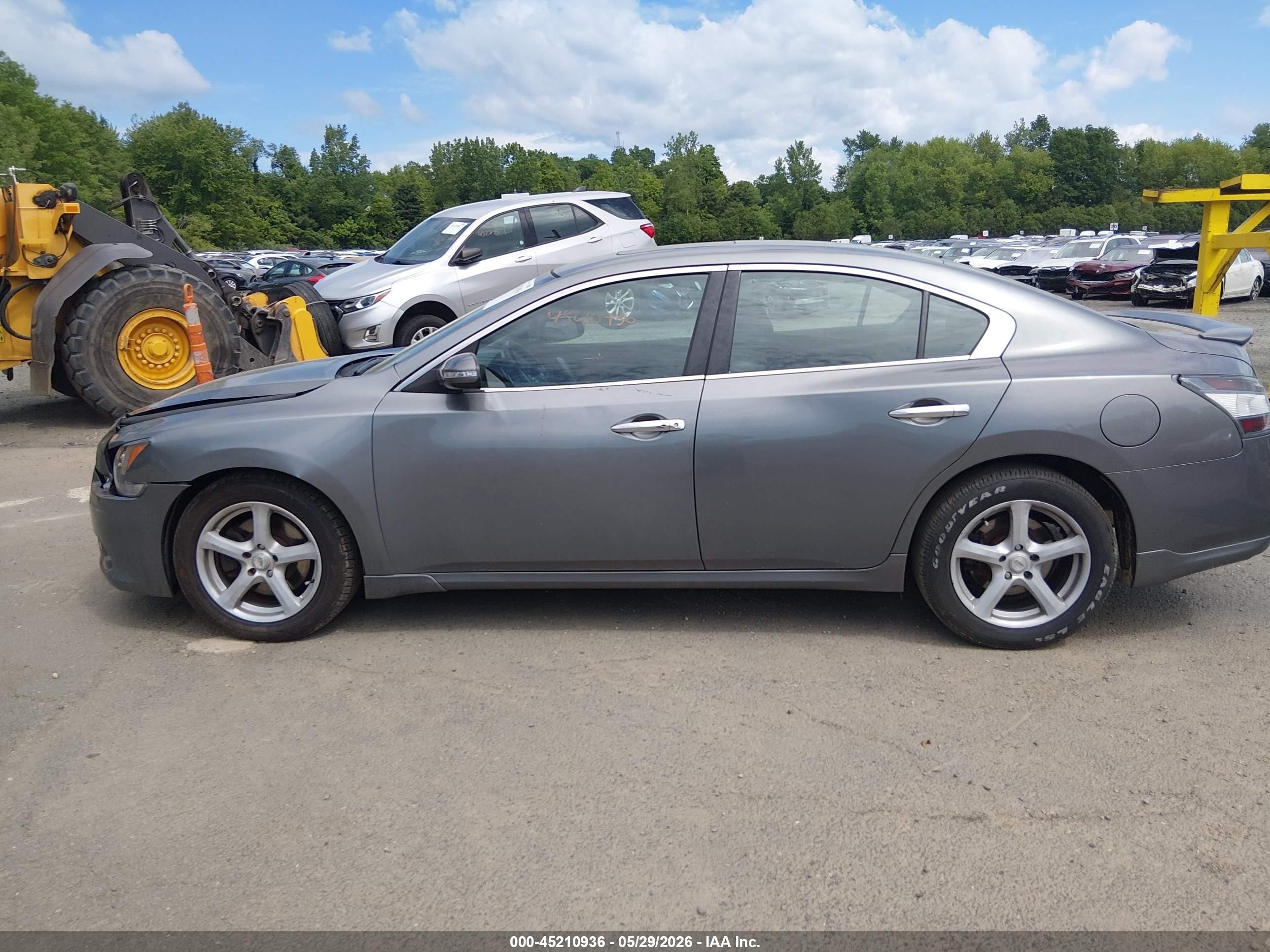 2014 Nissan Maxima 3.5 Sv Gray vin: 1N4AA5AP2EC908407