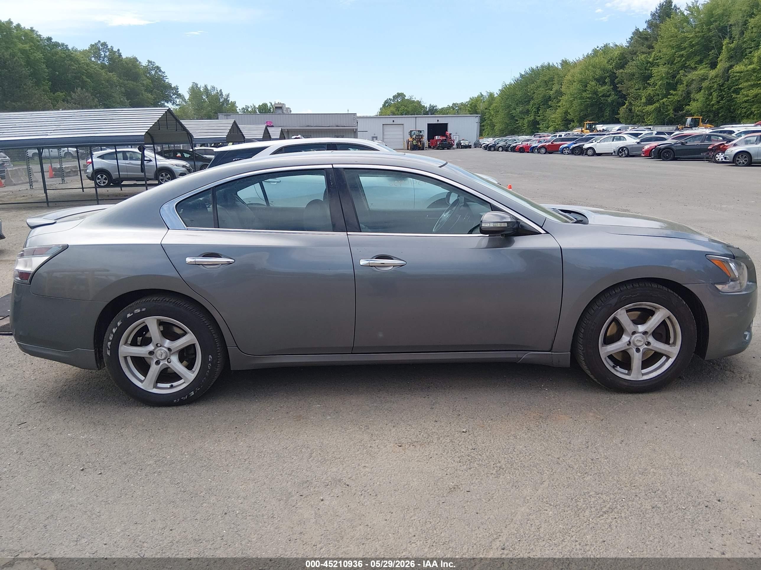 2014 Nissan Maxima 3.5 Sv Gray vin: 1N4AA5AP2EC908407