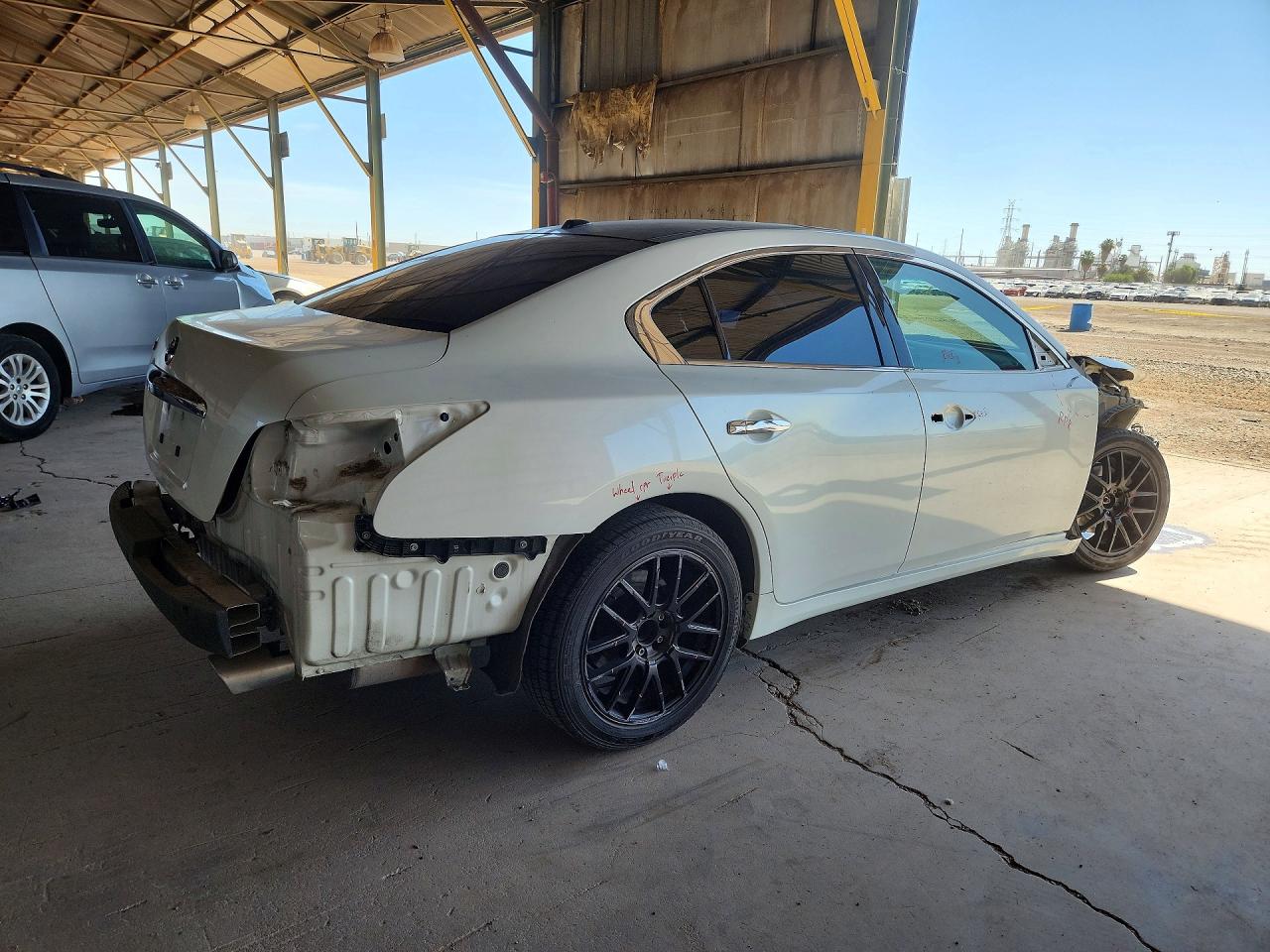 2014 Nissan Maxima 3.5 Sv White vin: 1N4AA5AP2EC908942