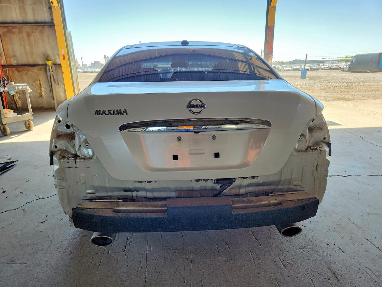 2014 Nissan Maxima 3.5 Sv White vin: 1N4AA5AP2EC908942