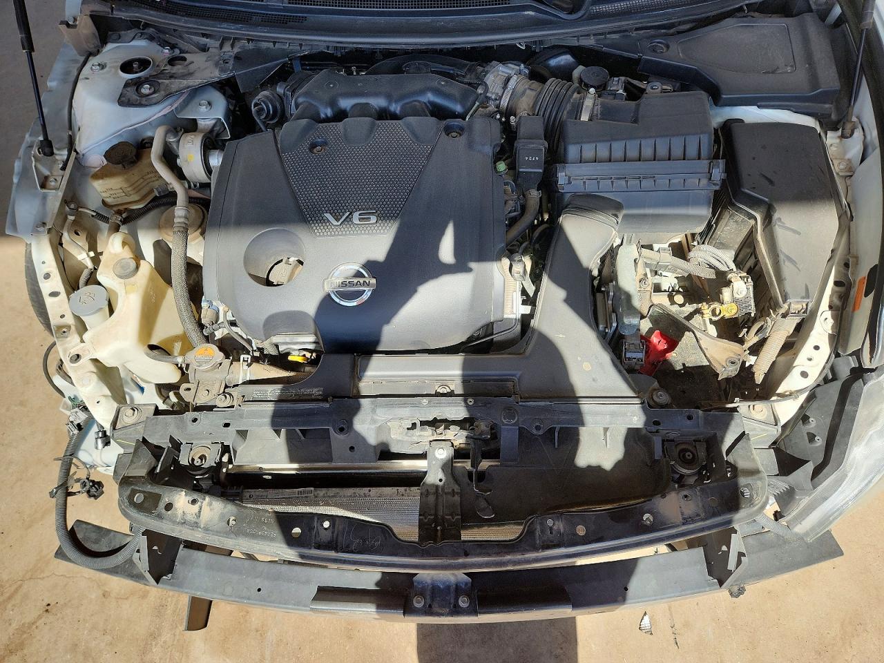 2014 Nissan Maxima 3.5 Sv White vin: 1N4AA5AP2EC908942