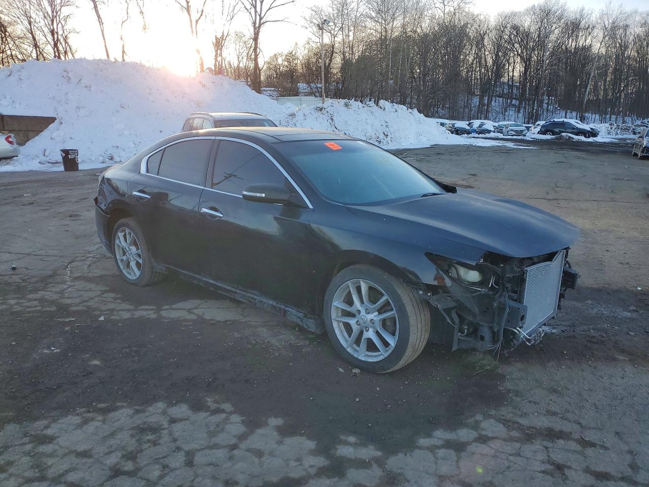 2014 Nissan Maxima Black vin: 1N4AA5AP2EC909038