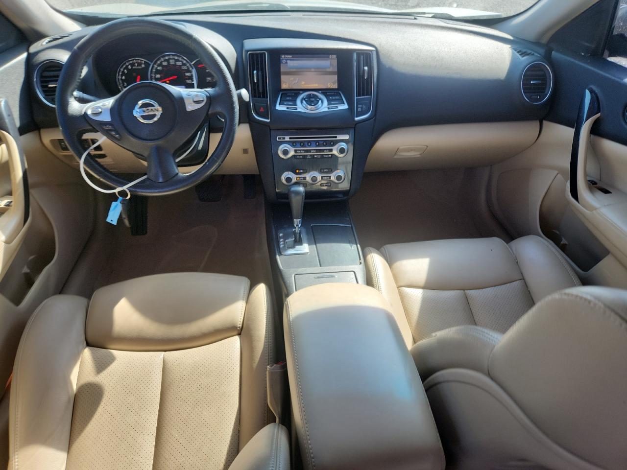 2014 Nissan Maxima 3.5 Sv White vin: 1N4AA5AP2EC913364