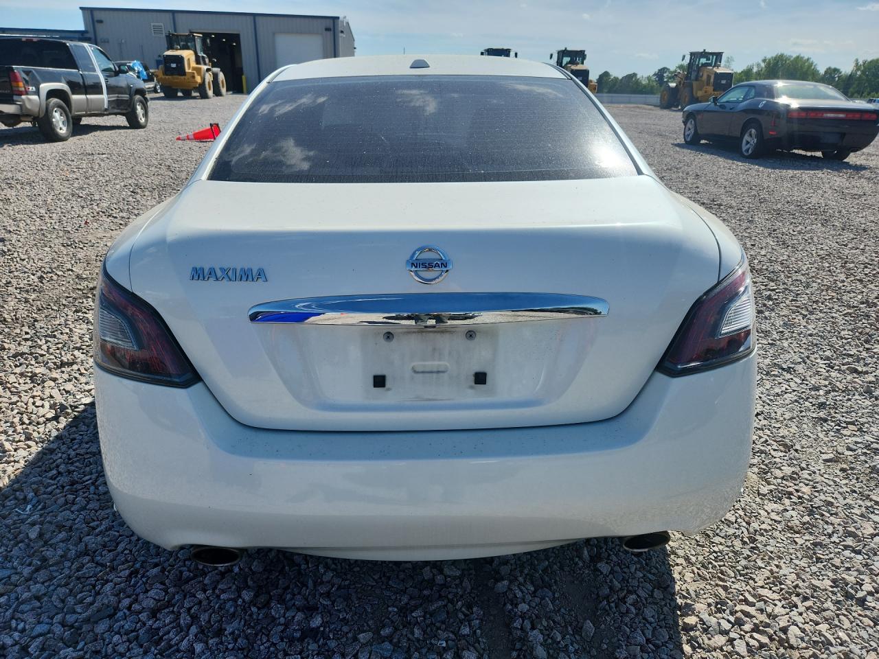 2014 Nissan Maxima 3.5 Sv White vin: 1N4AA5AP2EC913364