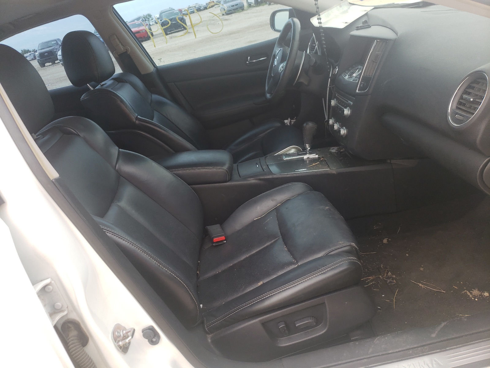 2014 Nissan Maxima S White vin: 1N4AA5AP2EC915230
