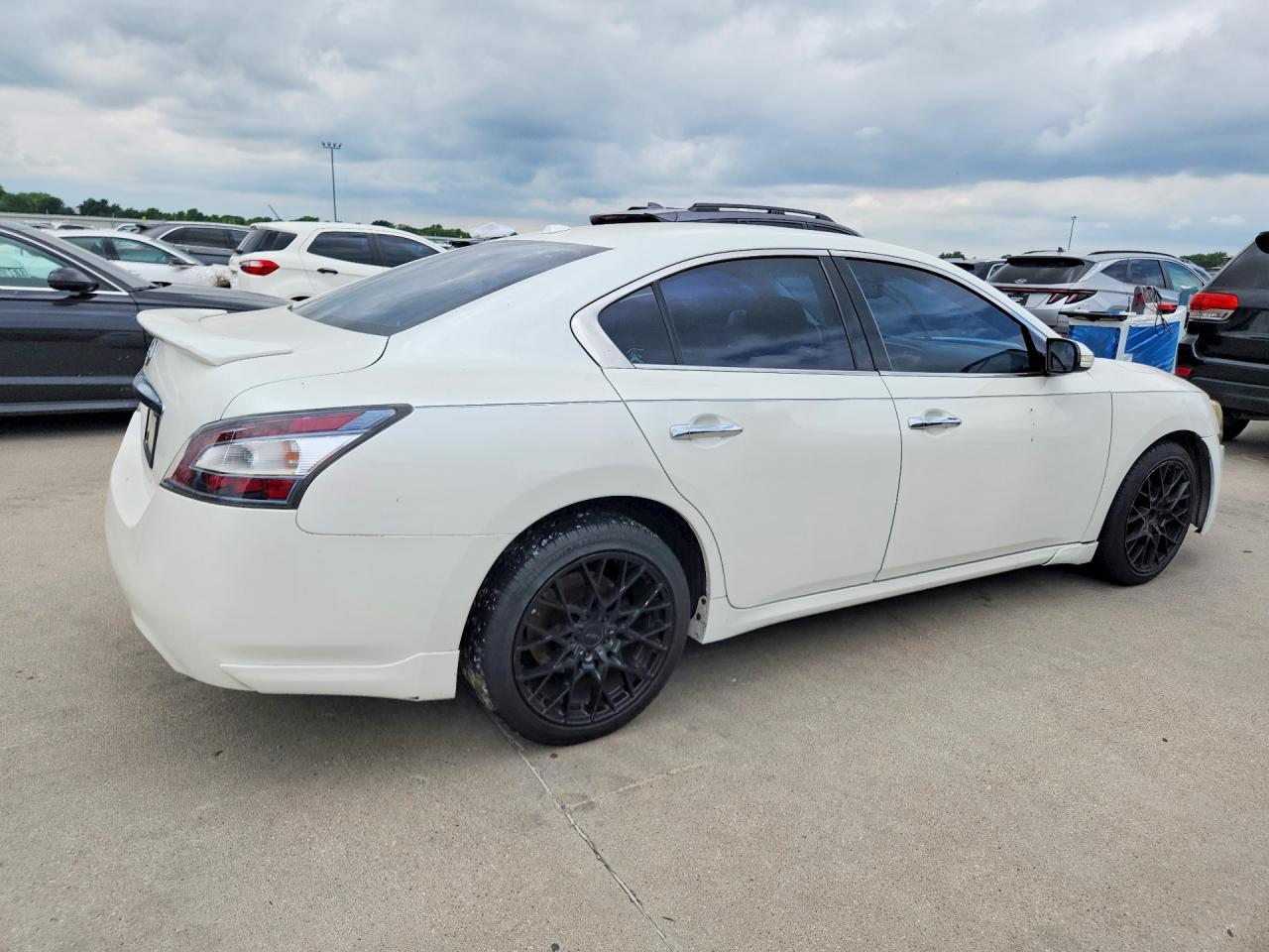 2014 Nissan Maxima 3.5 Sv White vin: 1N4AA5AP2EC915230