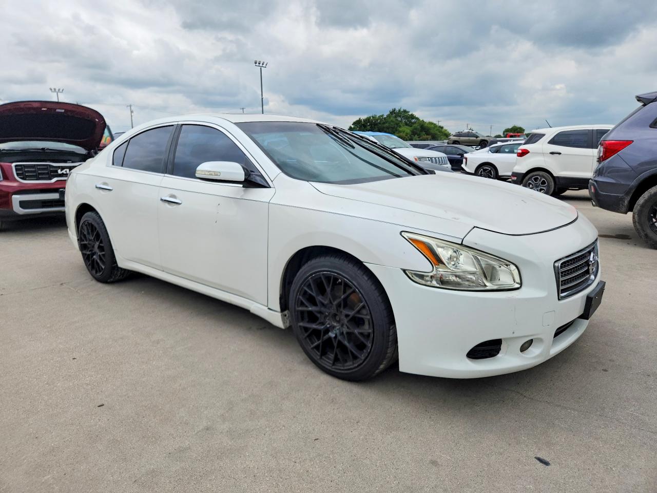 2014 Nissan Maxima 3.5 Sv White vin: 1N4AA5AP2EC915230