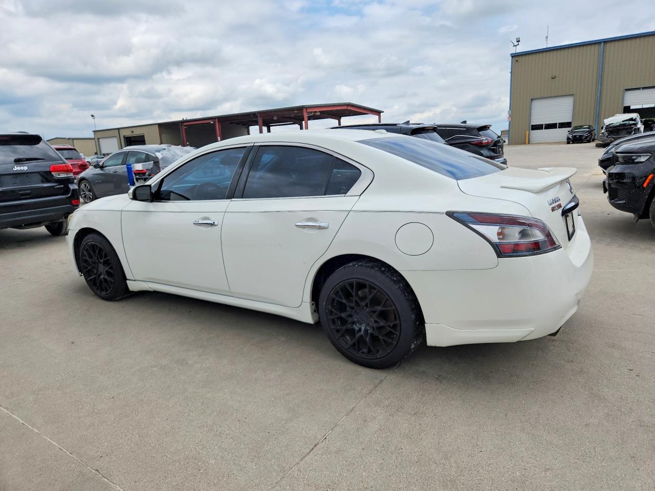 2014 Nissan Maxima 3.5 Sv White vin: 1N4AA5AP2EC915230