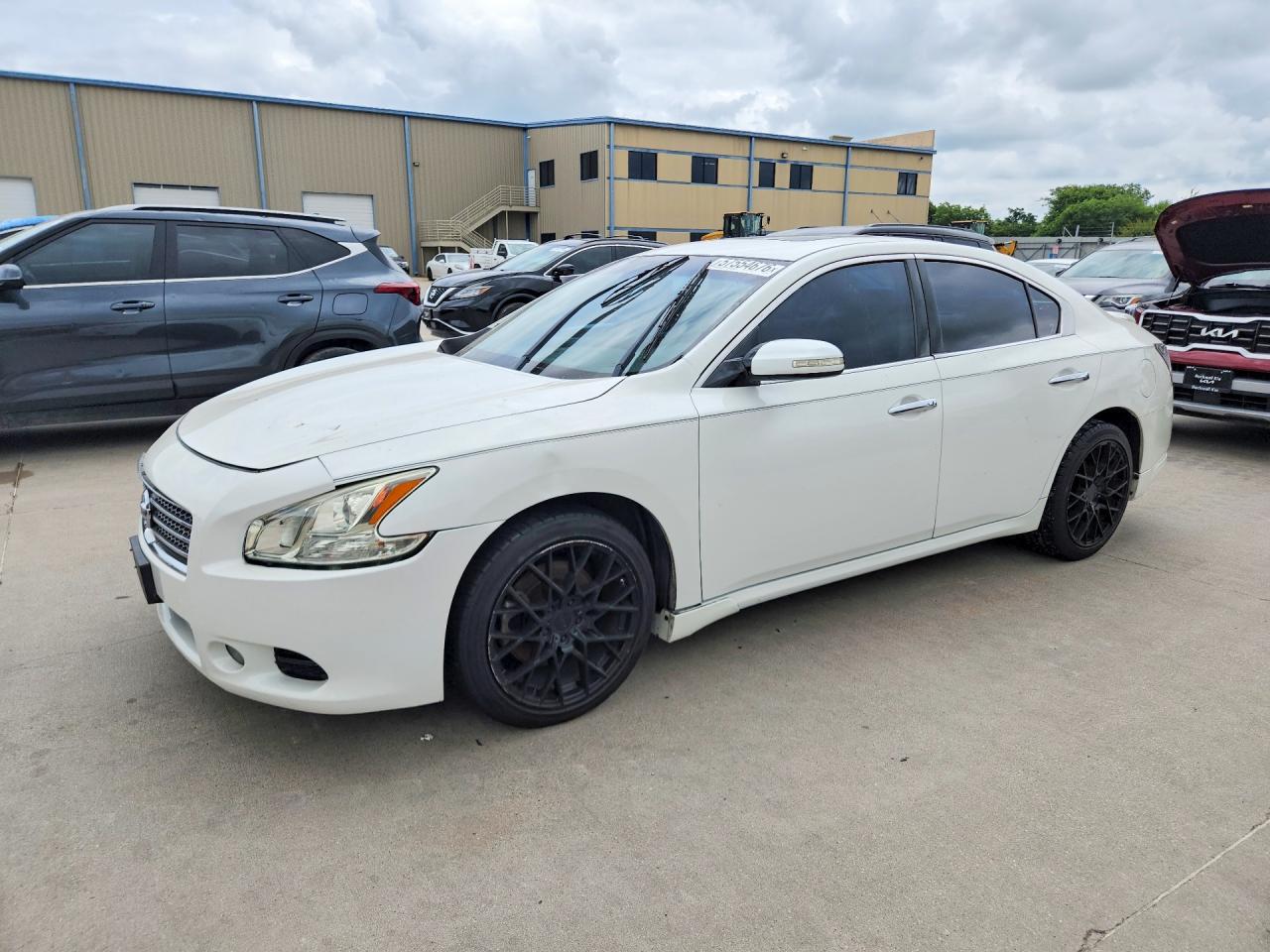 2014 Nissan Maxima 3.5 Sv White vin: 1N4AA5AP2EC915230