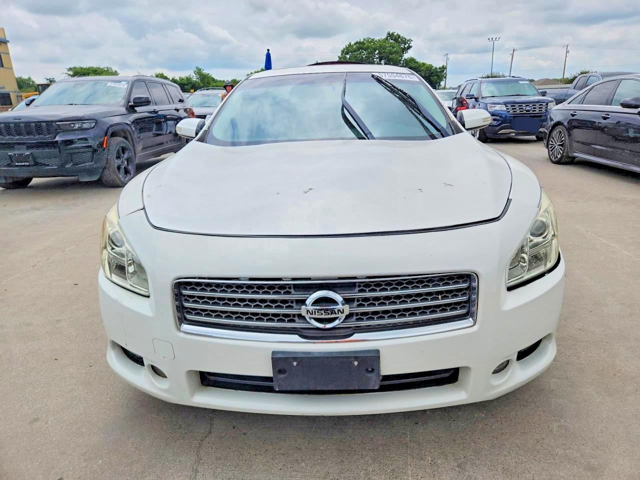 2014 Nissan Maxima 3.5 Sv White vin: 1N4AA5AP2EC915230